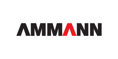 The AMMANN logo in black and red text on a white background.