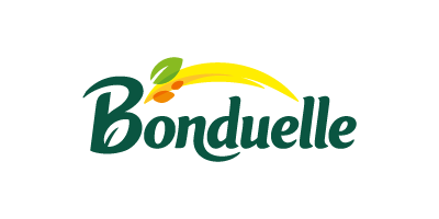 The Bonduelle logo featuring the brand name with a stylized yellow and green graphic element.