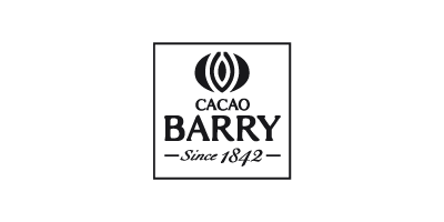 The logo of Cacao Barry with the text 'Since 1842' and a cacao bean symbol.