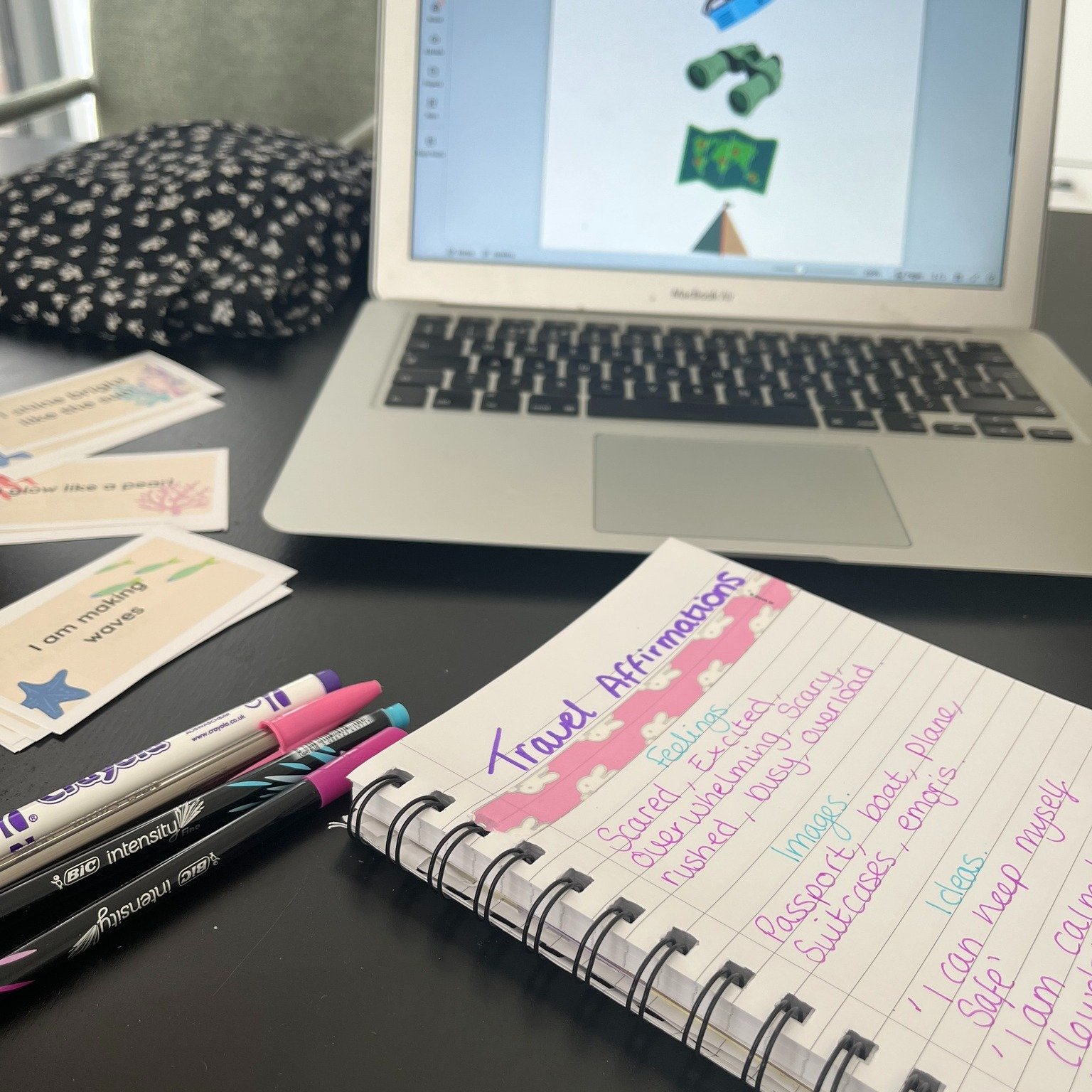 ✨ Creating our lovely affirmation cards has been a real labour of love.
As someone who was a very nervous child, I would have loved something like this.
Travel can feel overwhelming&mdash;even more so for our little ones&mdash;so I made these with &l