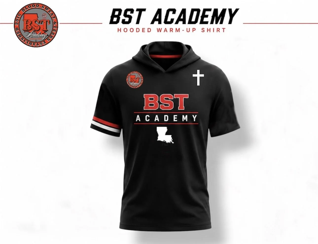 BST Hooded Polyester T-Shirt