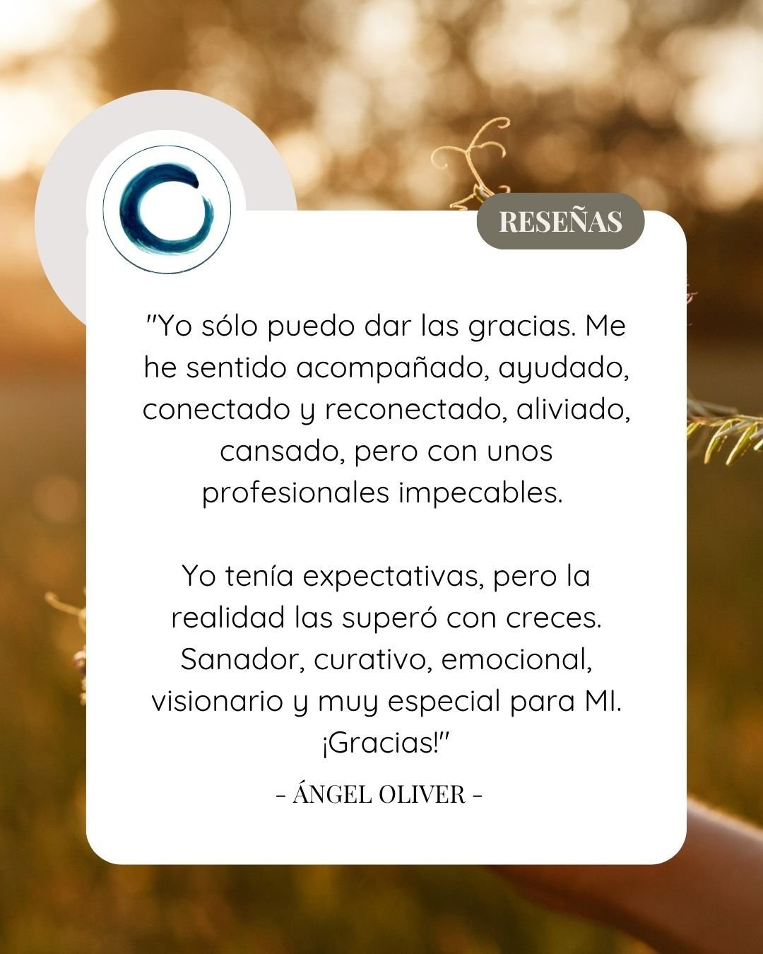 Hay experiencias dif&iacute;ciles de compartir, se han de sentir.

En cada retiro de Volver al SER, somos testigos de c&oacute;mo la confianza abre caminos y de c&oacute;mo, cuando alguien se permite ser acompa&ntilde;ado, algo dentro se ordena y res