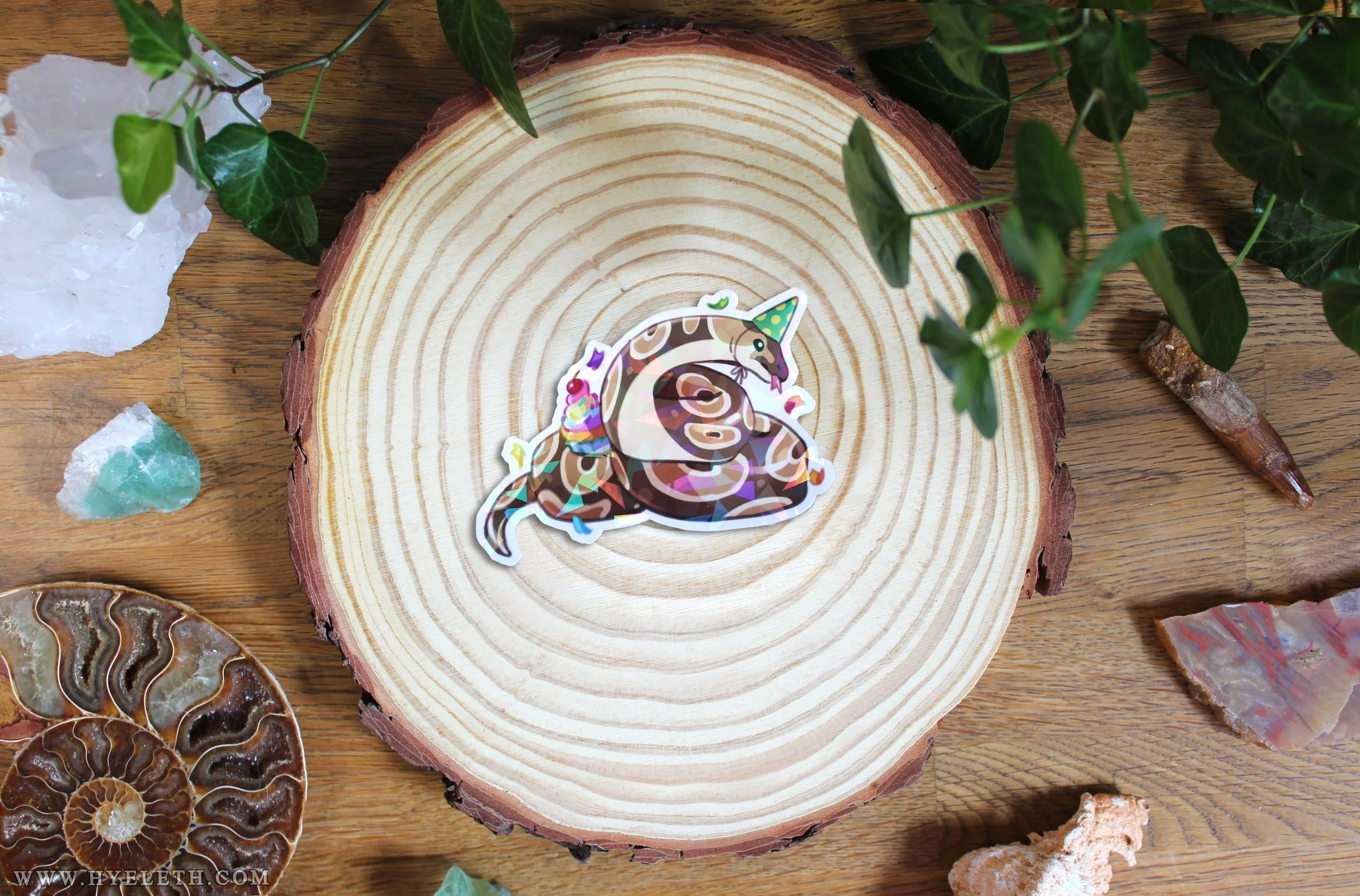 Coco Birthday Noodle | Holographic Sticker