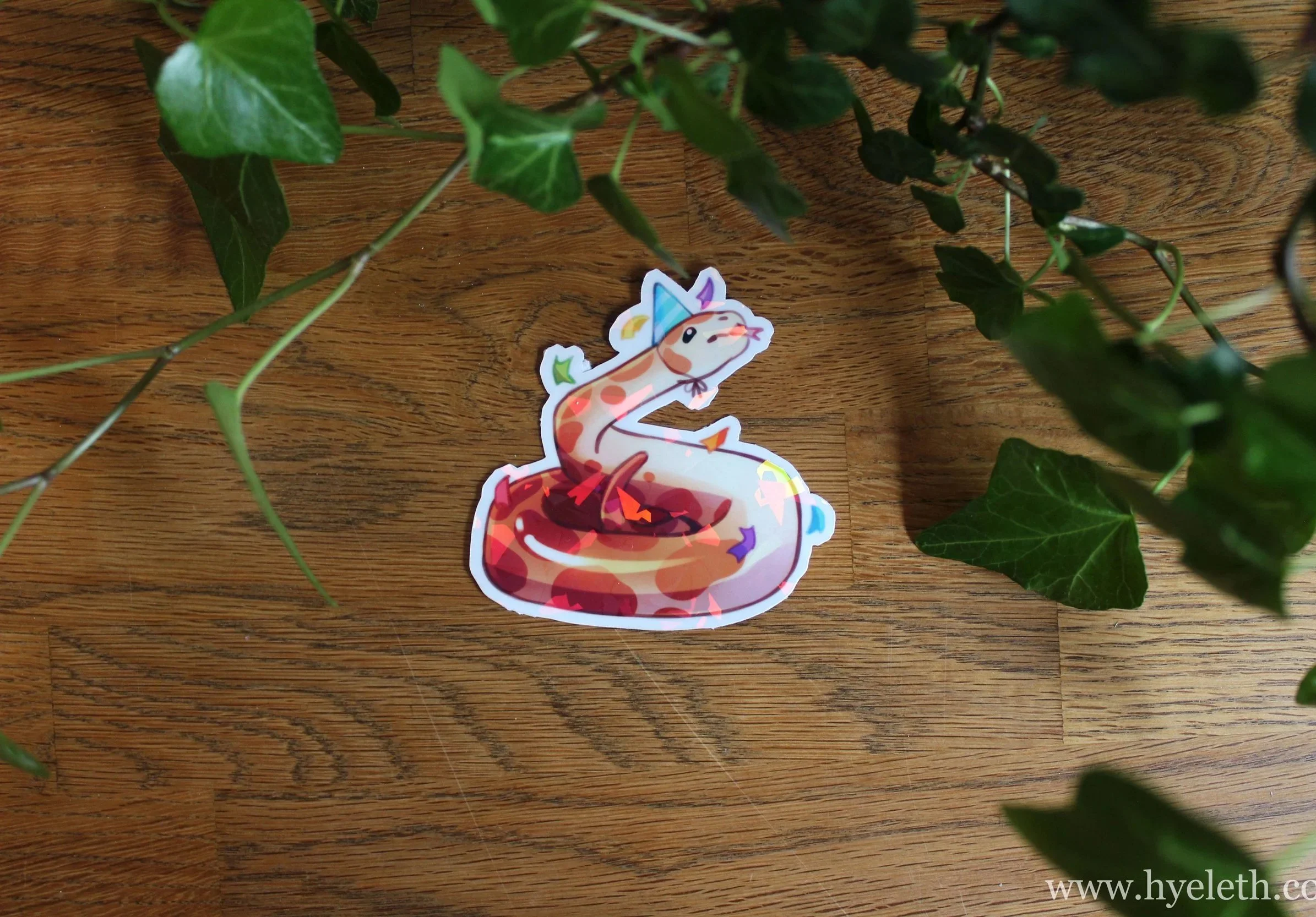 Pickle Birthday Noodle | Holographic Sticker