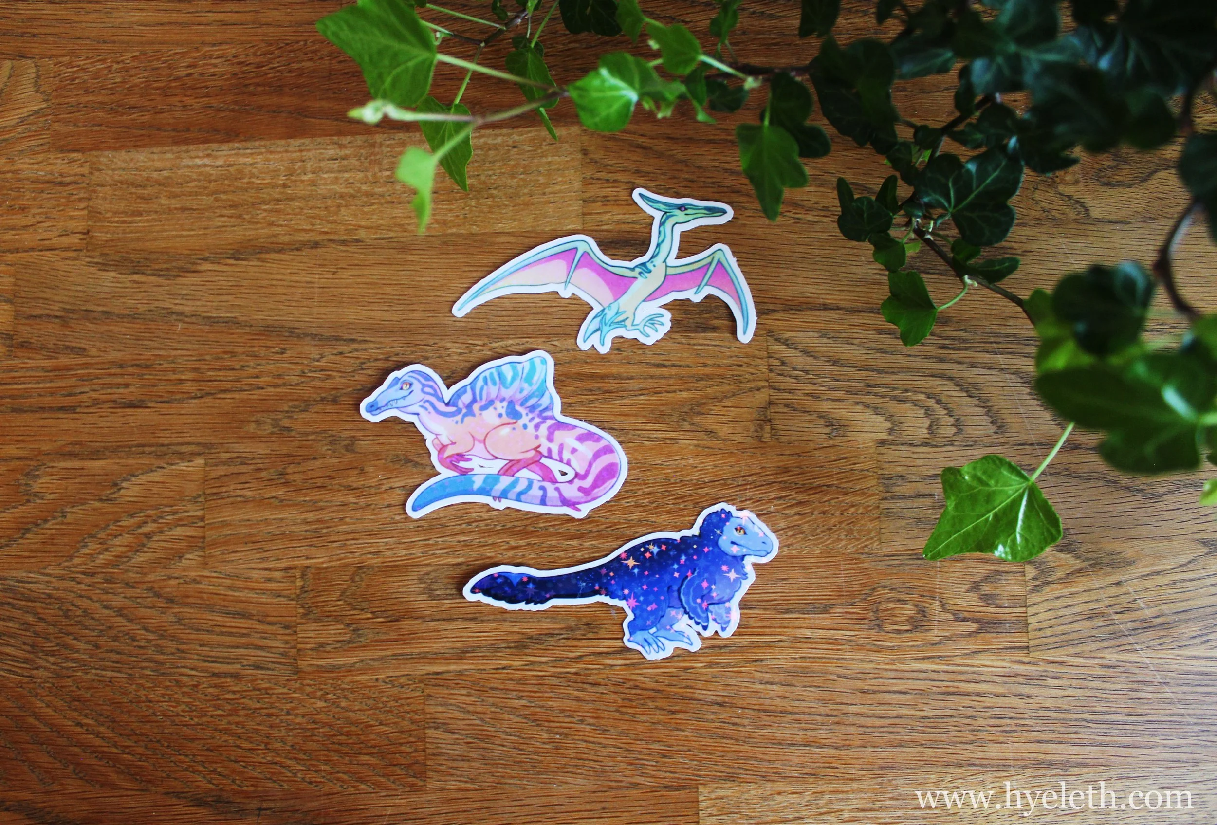 Cretaceous Critters | Holographic Sticker Bundle