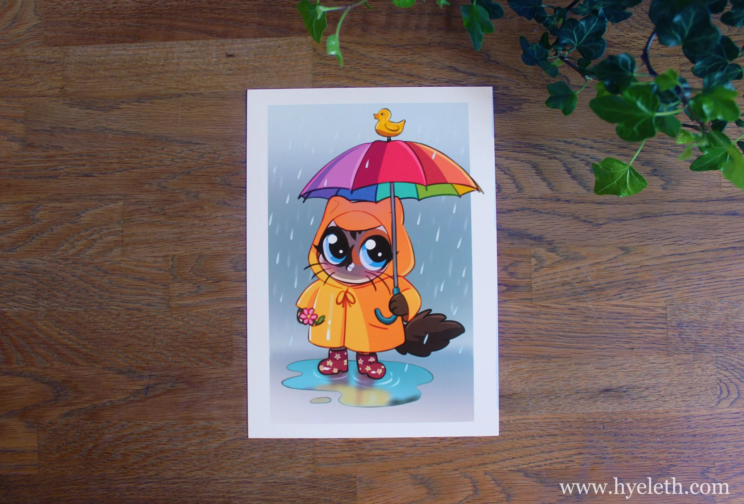 Duck the Rain | Matte Poster