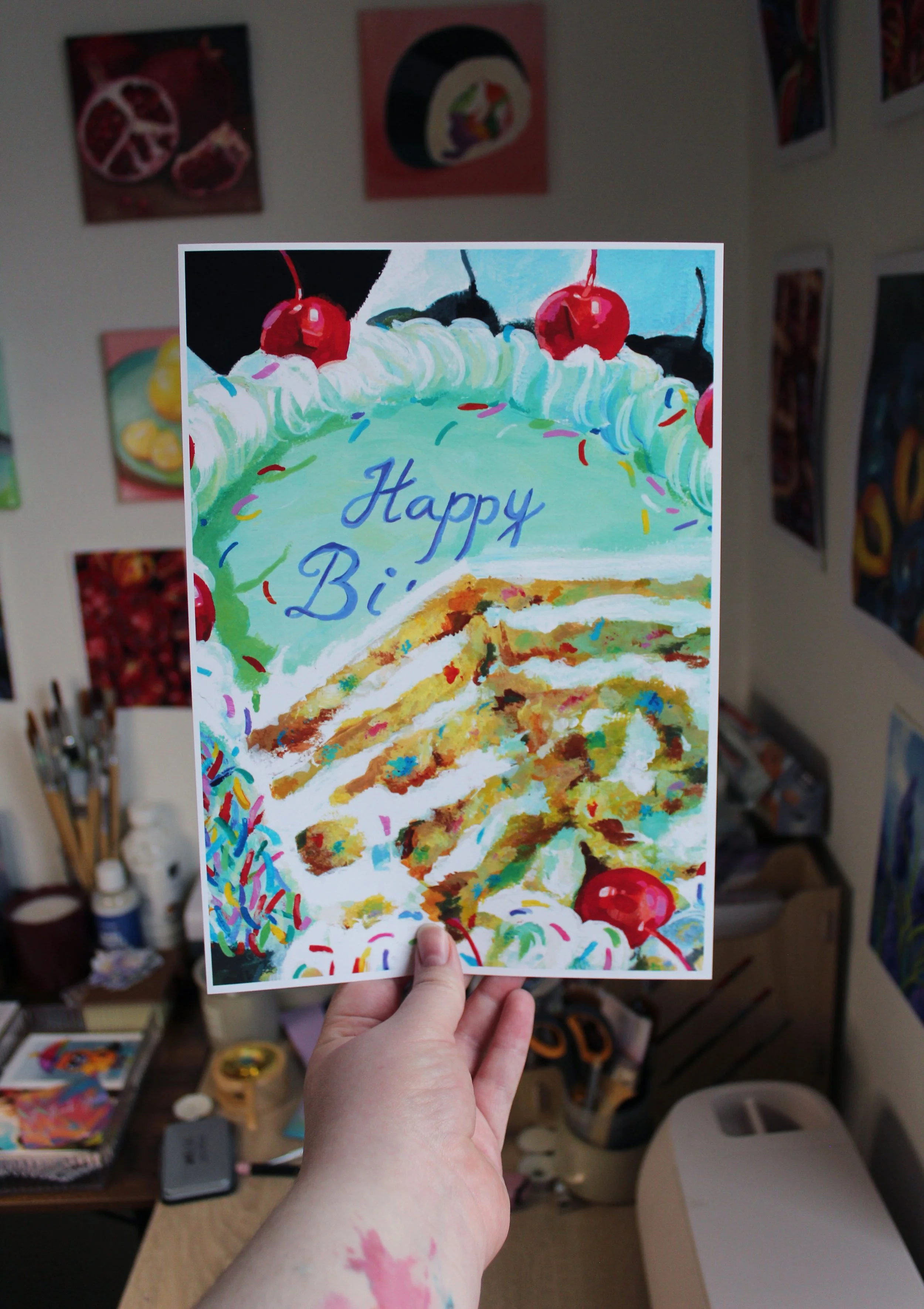 Happy Bi- | Matte Poster