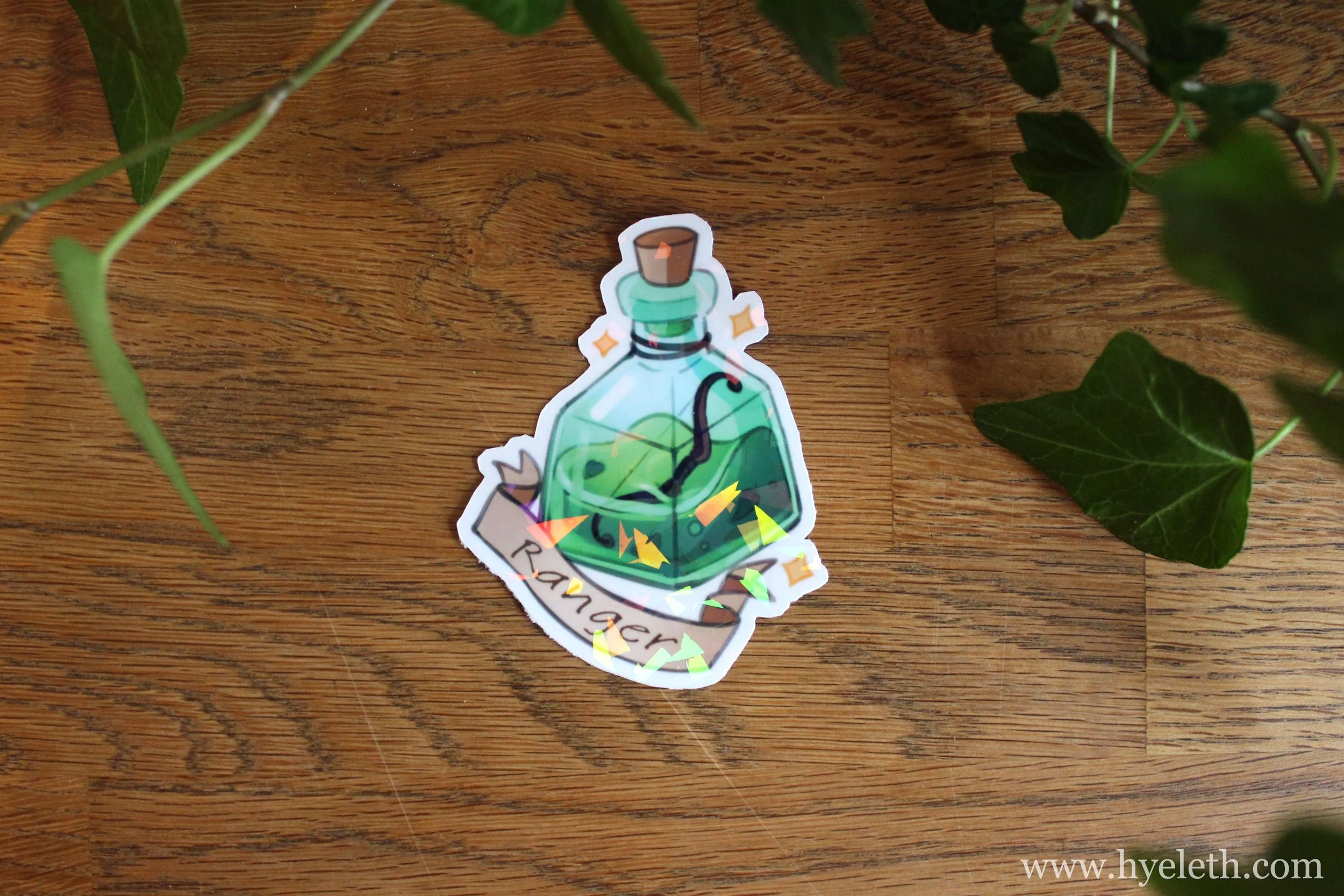 DnD Class Potion [Ranger] | Holographic Sticker