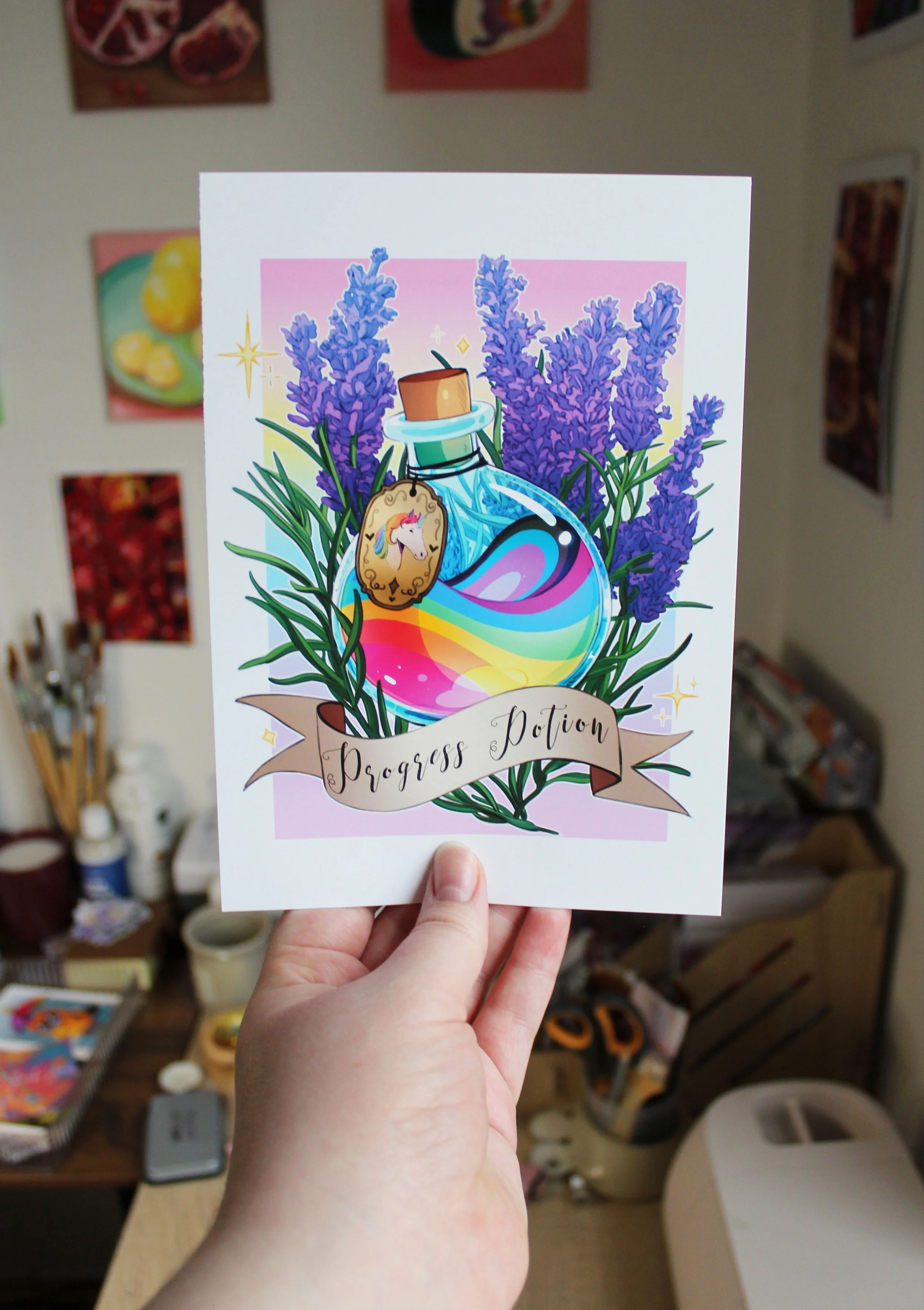 Pride Potion 🏳️‍🌈 | Progress Potion Matte Poster