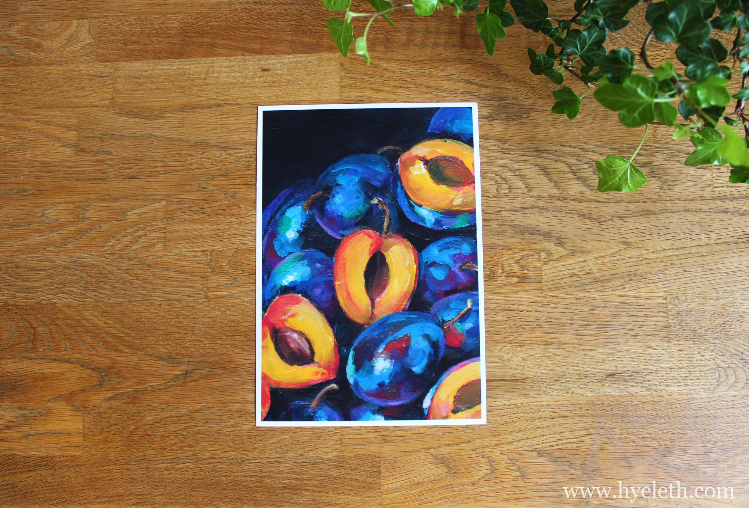 Autumn Plums | Matte Poster