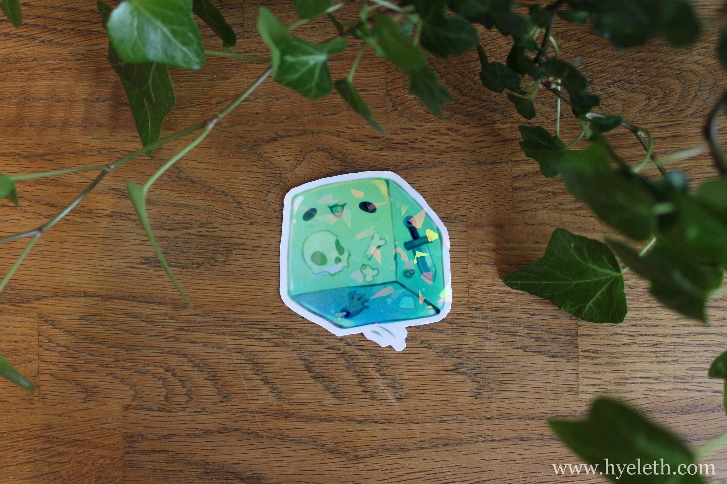 Happy Flubber | Holographic Sticker