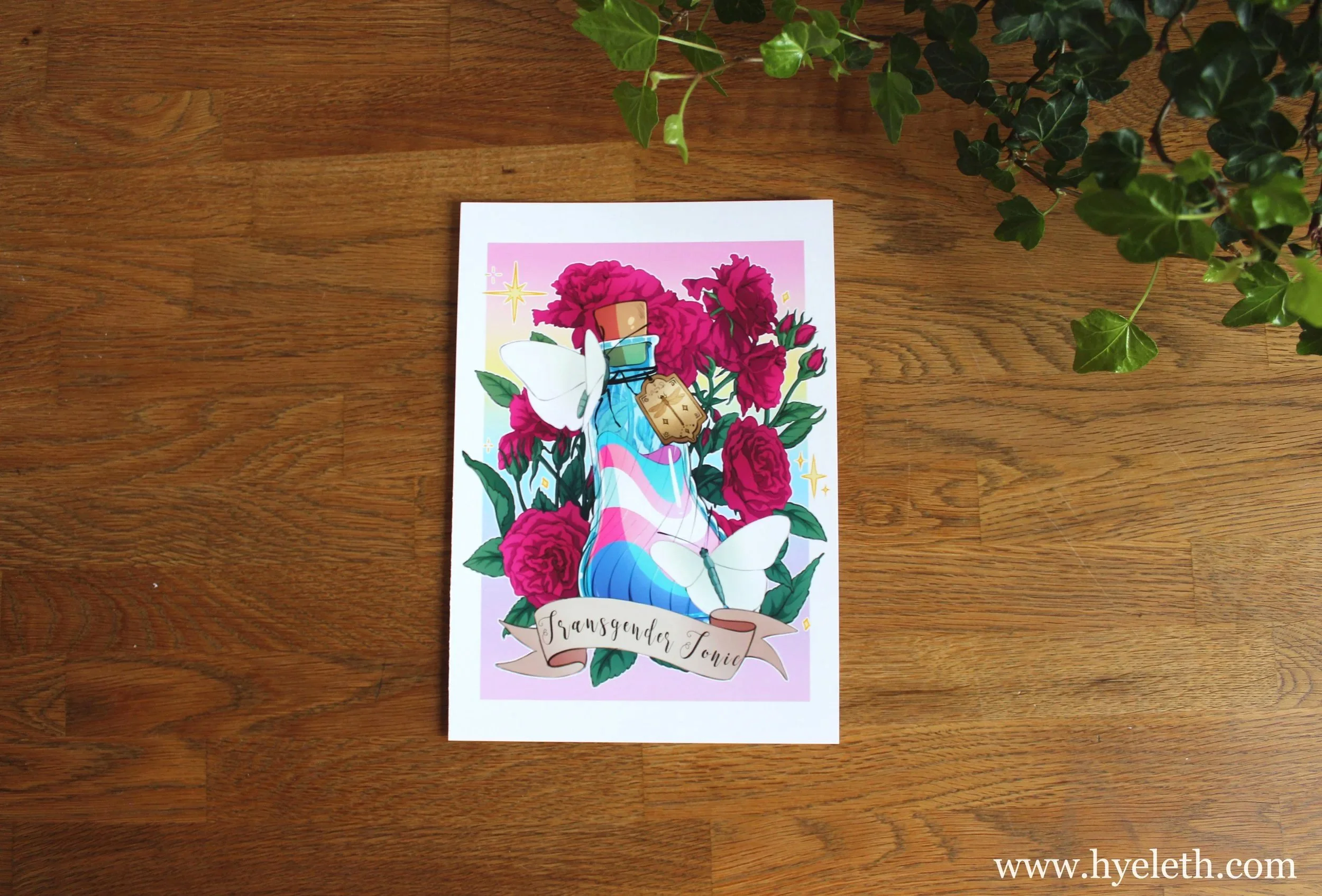 Pride Potion 🏳️‍⚧️| Transgender Tonic Matte Poster