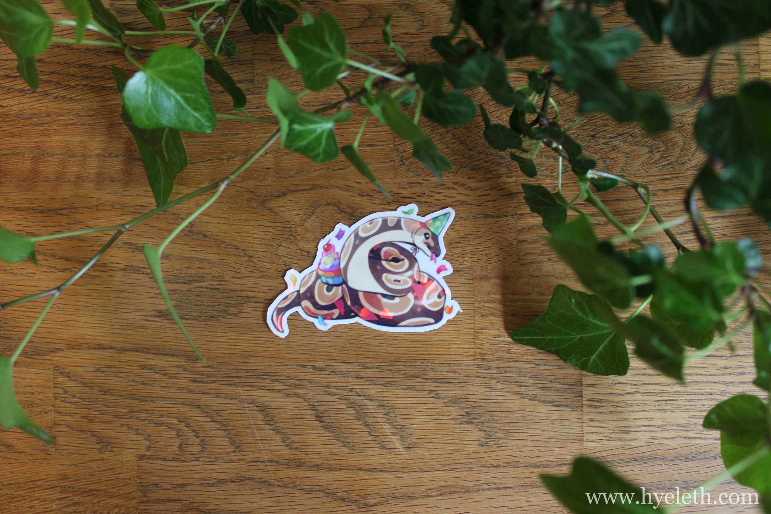 Coco Birthday Noodle | Holographic Sticker