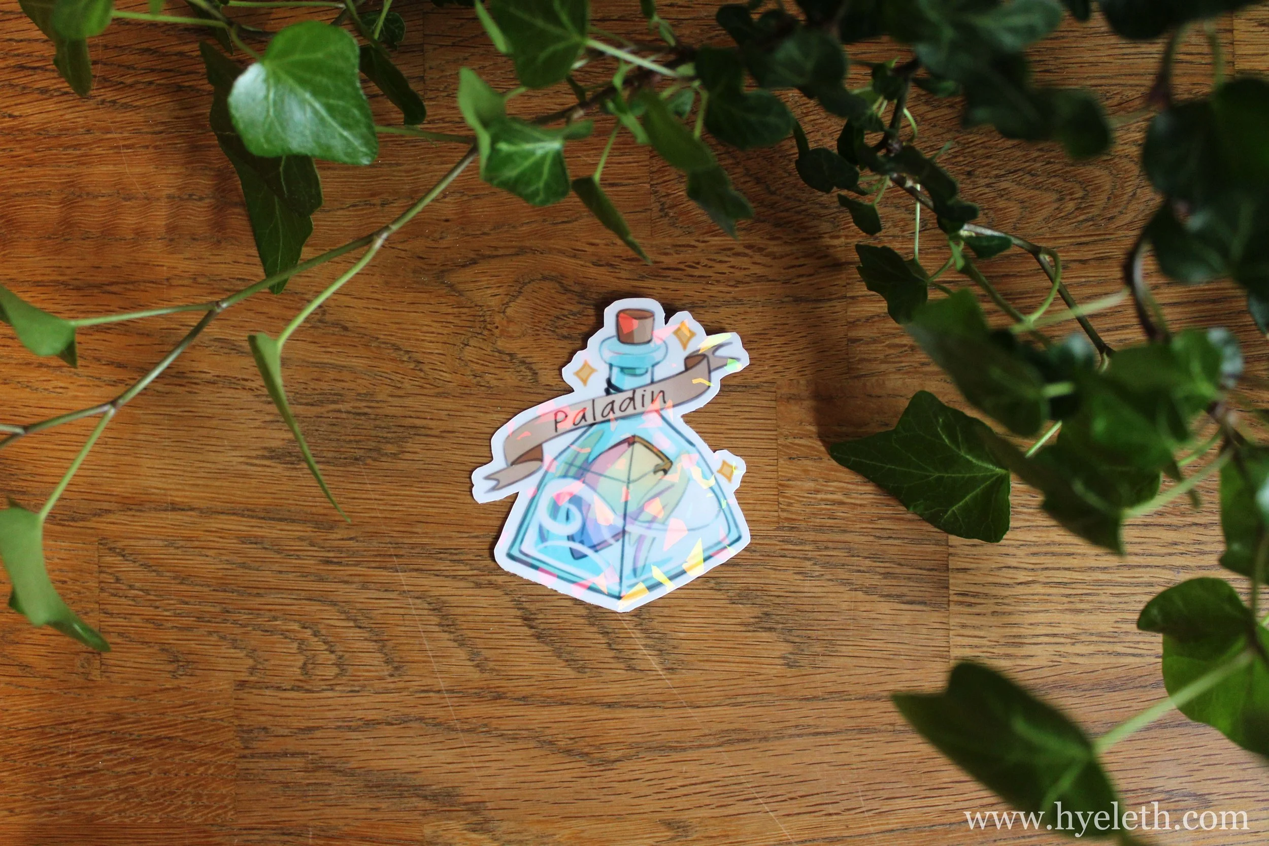 DnD Class Potion [Paladin] | Holographic Sticker