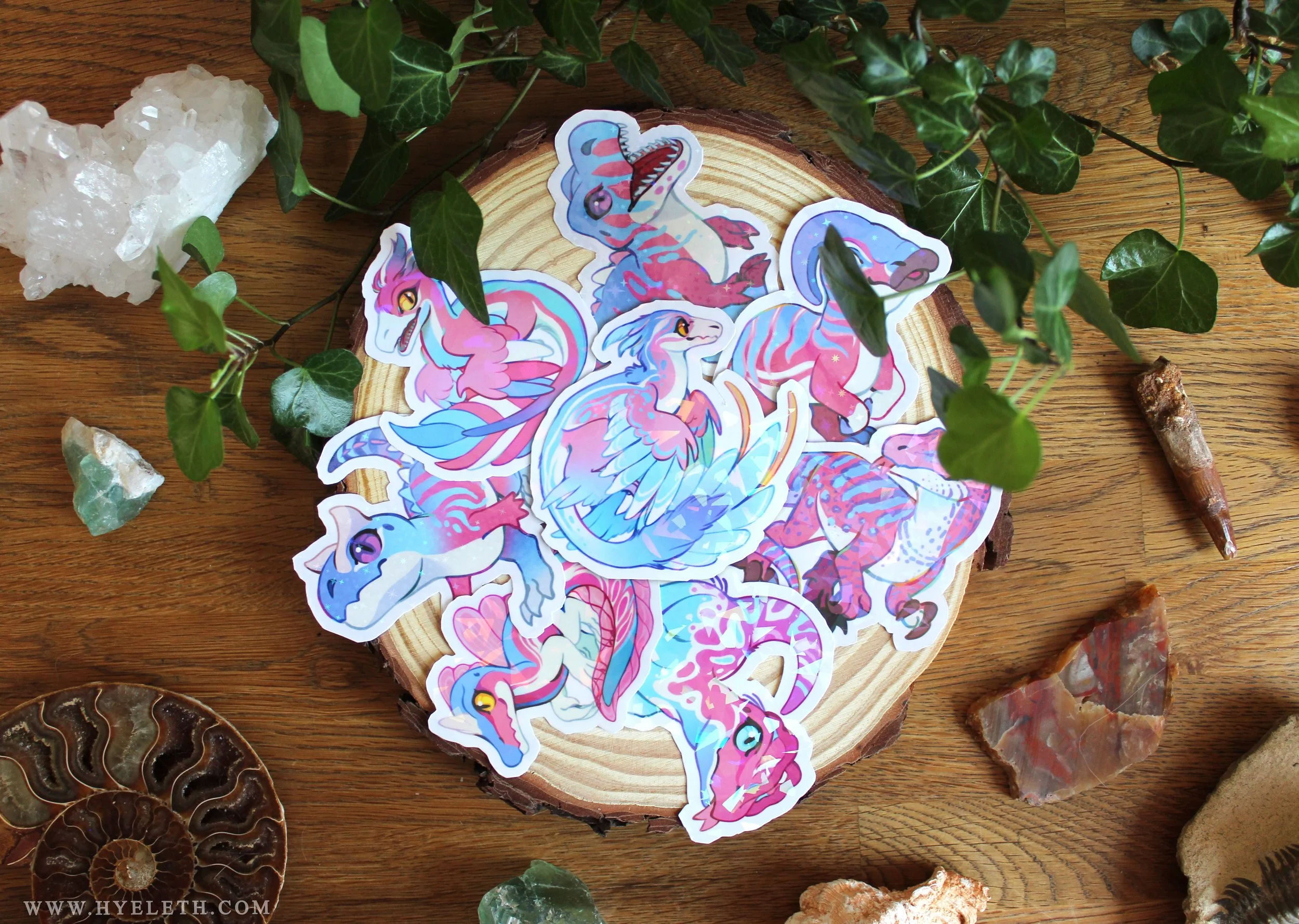 🏳️‍🌈Paleo Pride🏳️‍⚧️ Transgender Pack | Holographic Sticker Bundle