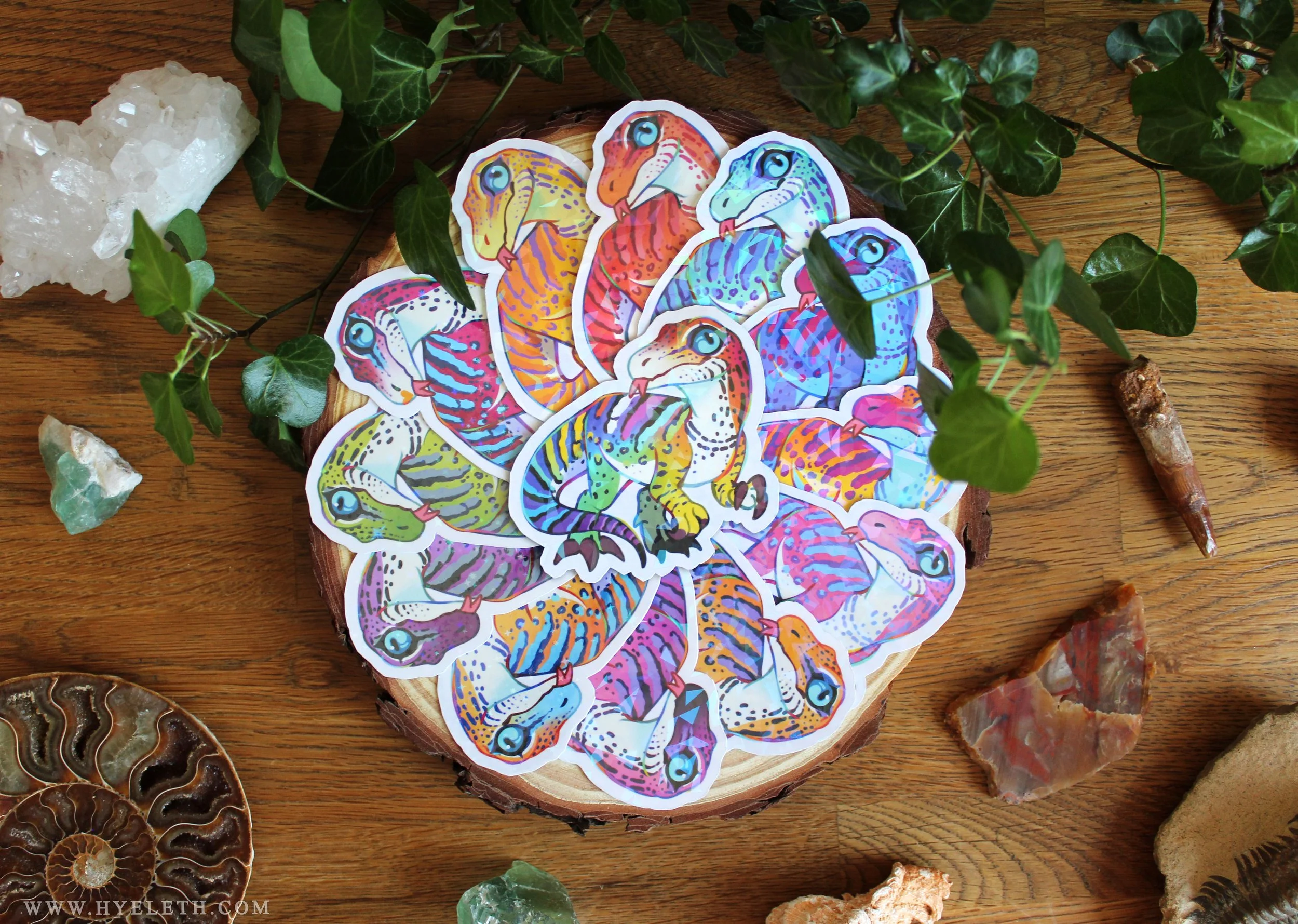 🏳️‍🌈Paleo Pride🏳️‍⚧️ Herrerasaurus | Holographic Sticker