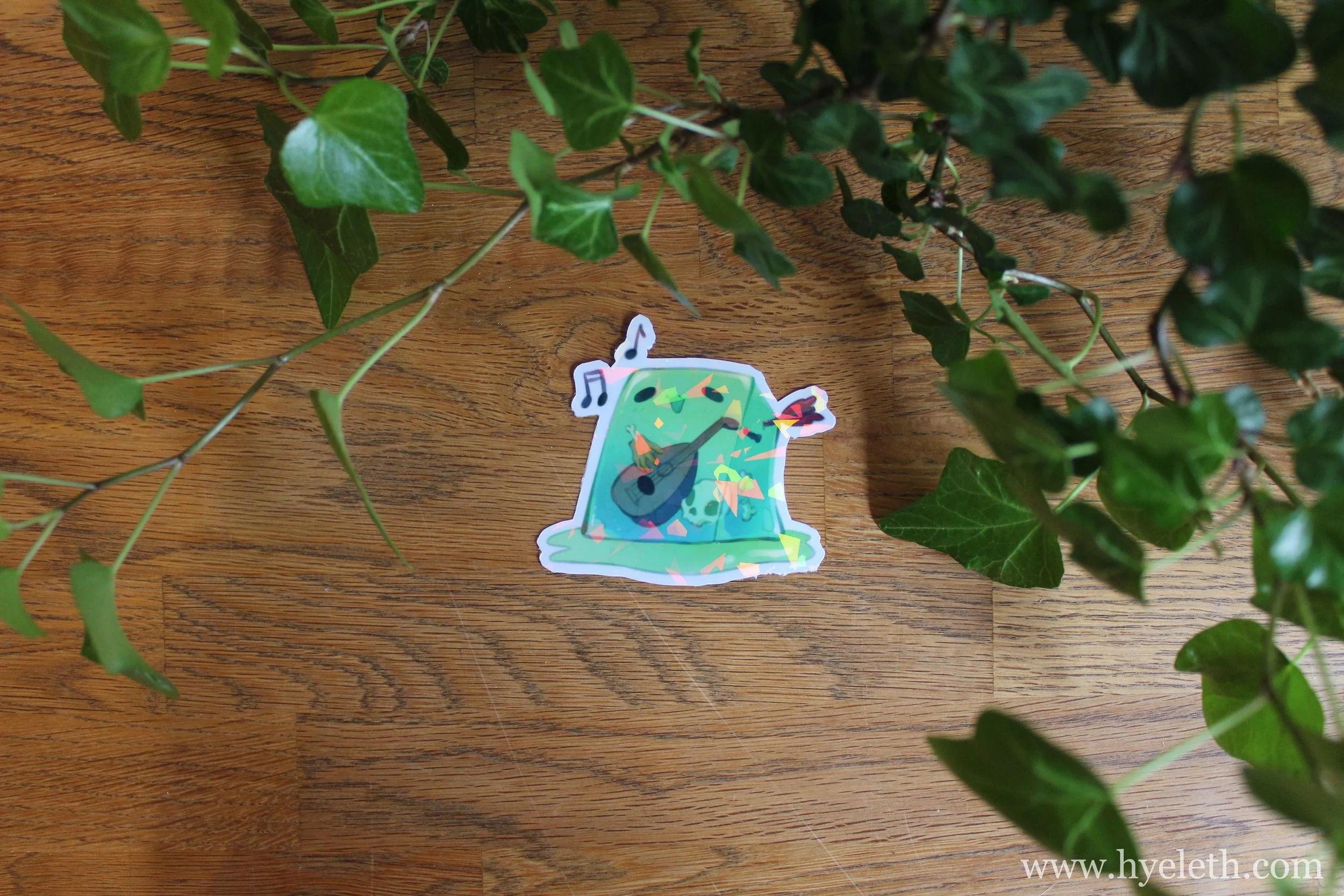 Flubber Bard | Holographic Sticker