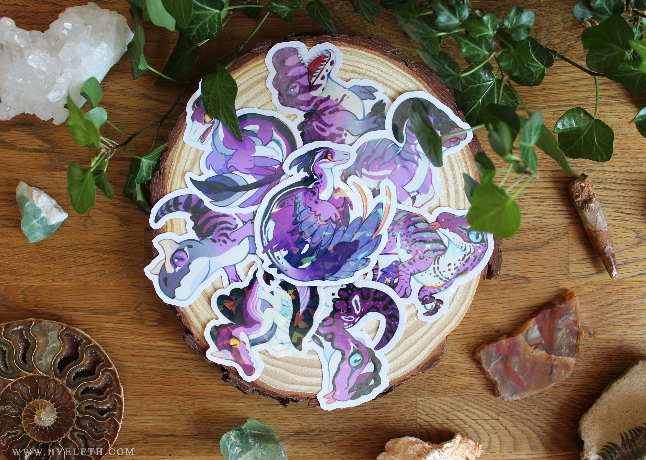 🏳️‍🌈Paleo Pride🏳️‍⚧️ Asexual Pack | Holographic Sticker Bundle