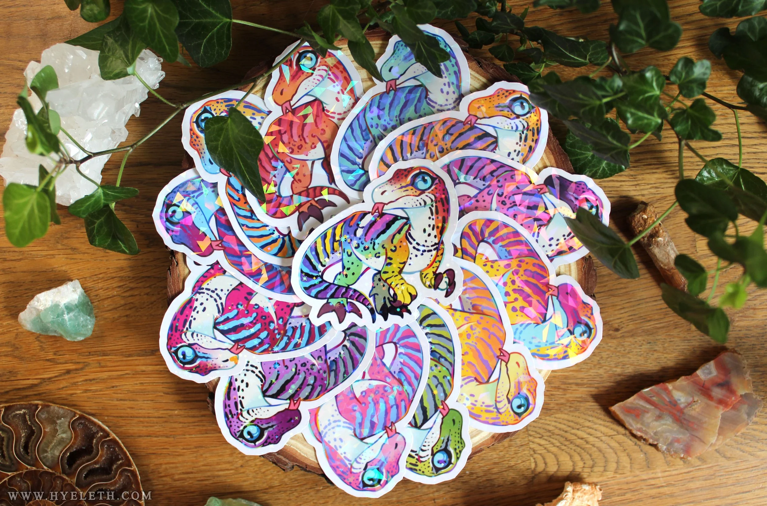 🏳️‍🌈Paleo Pride🏳️‍⚧️ Herrerasaurus | Holographic Sticker