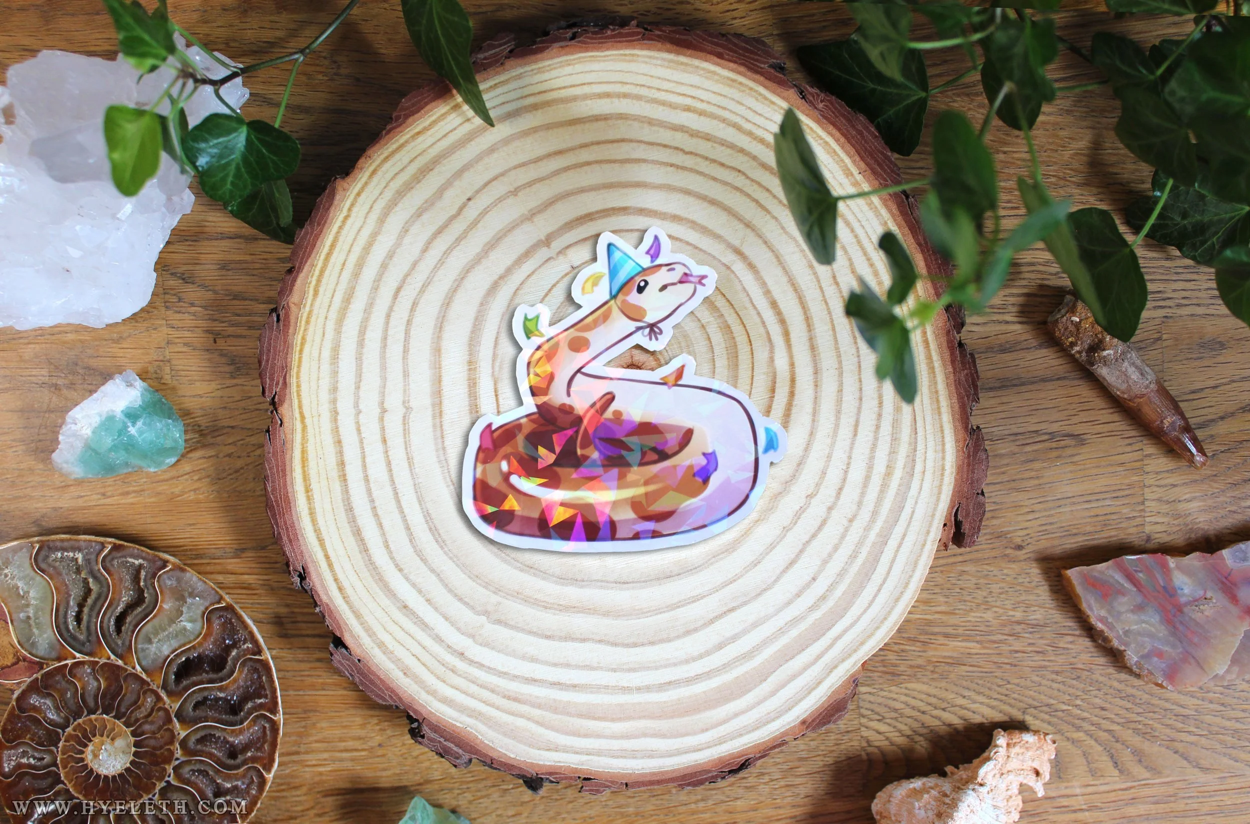 Pickle Birthday Noodle | Holographic Sticker