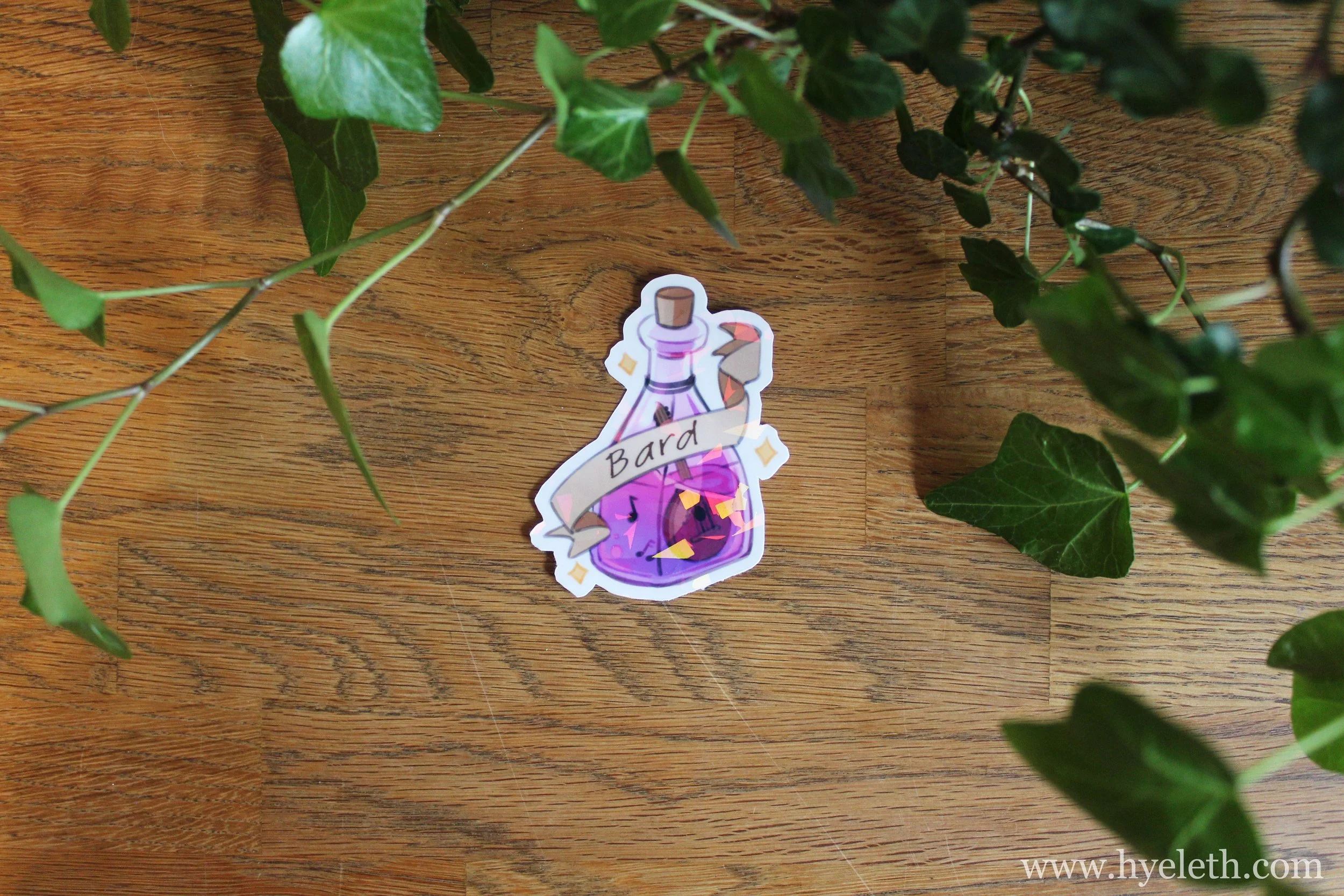 DnD Class Potion [Bard] | Holographic Sticker