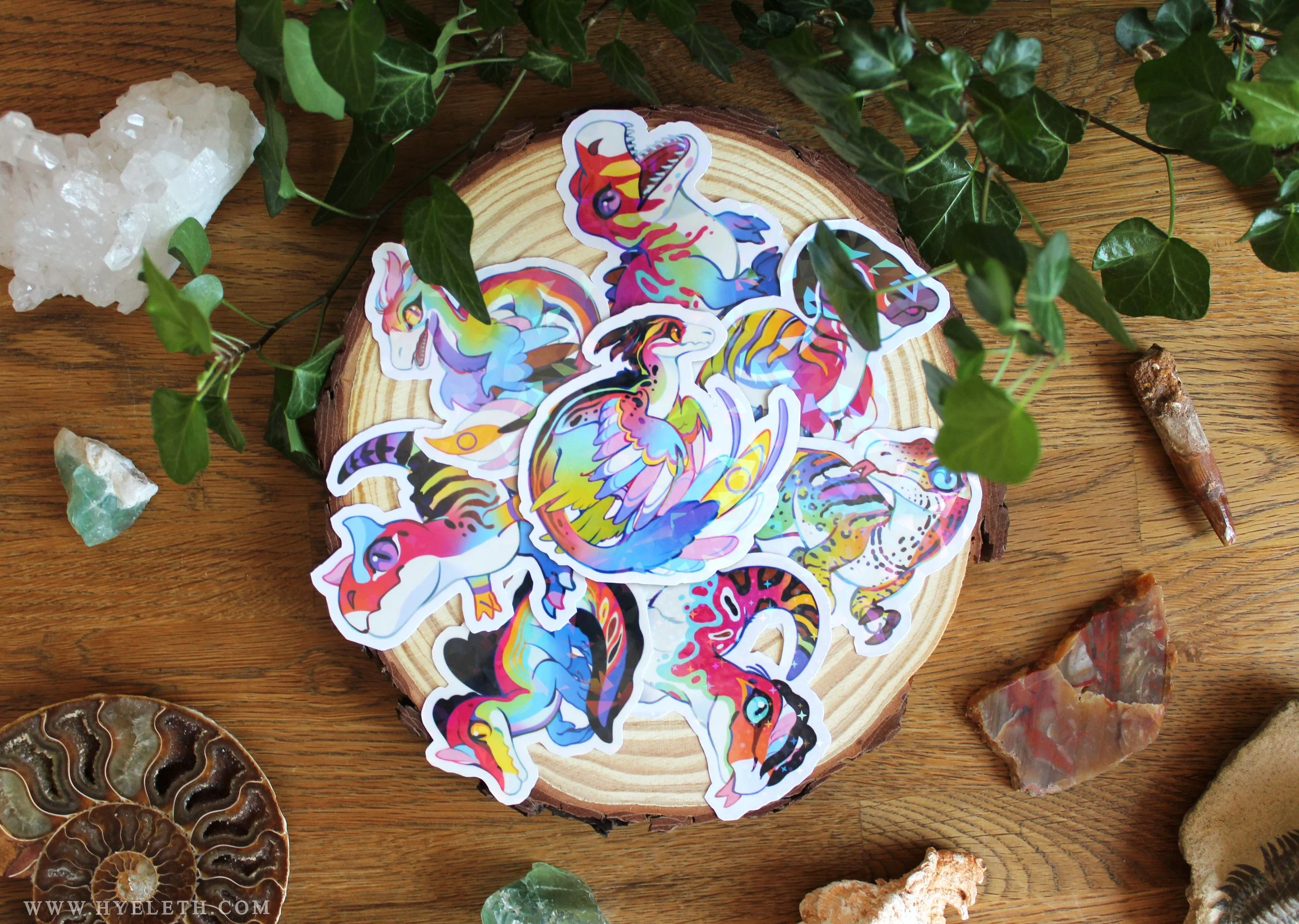 🏳️‍🌈Paleo Pride🏳️‍⚧️ Progress Pack | Holographic Sticker Bundle