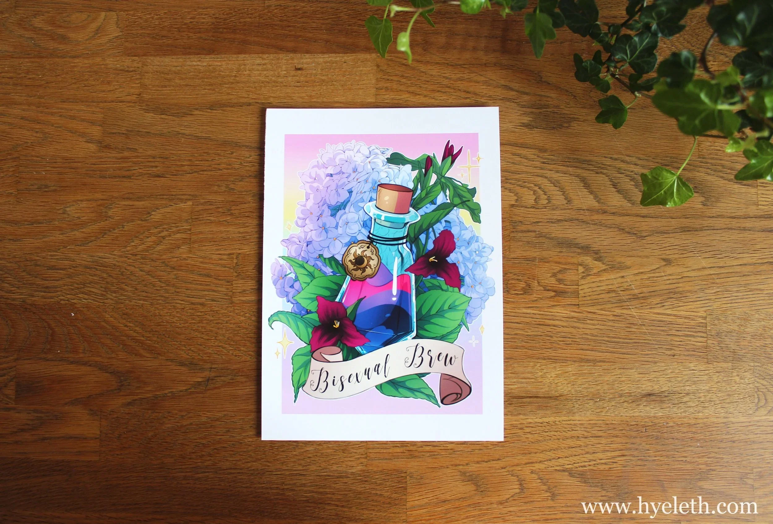 Pride Potion 🏳️‍🌈 | Bisexual Brew Matte Poster