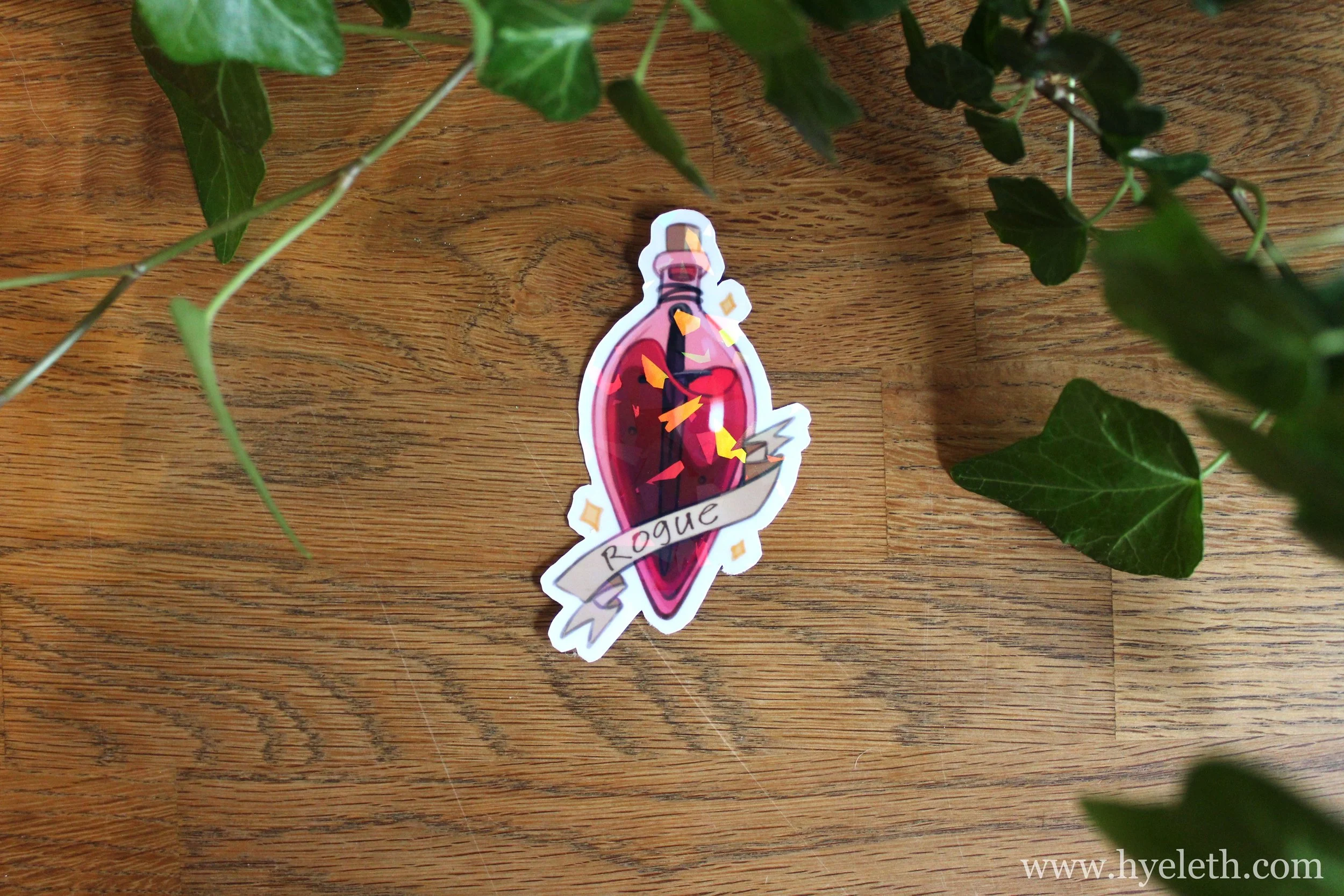 DnD Class Potion [Rogue] | Holographic Sticker