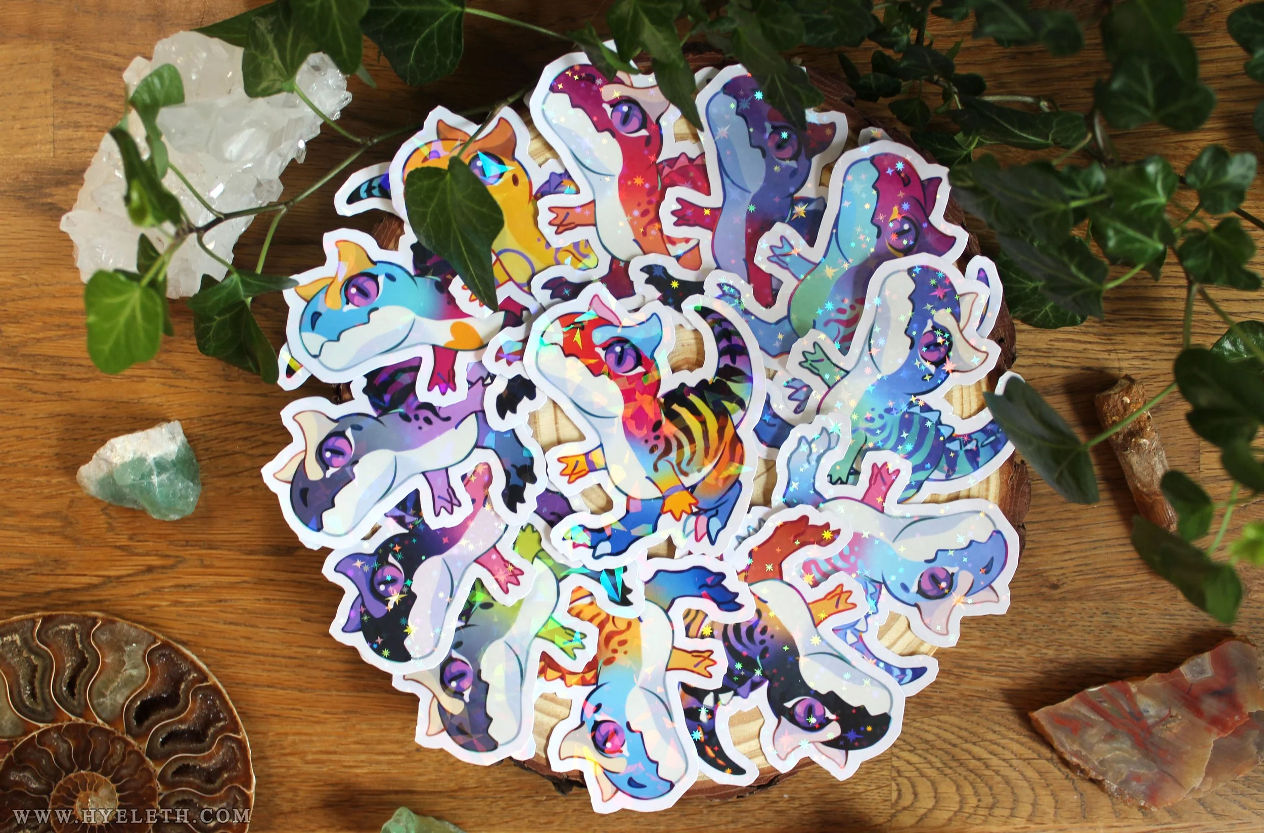 🏳️‍🌈Paleo Pride🏳️‍⚧️ Carnotaurus | Holographic Sticker