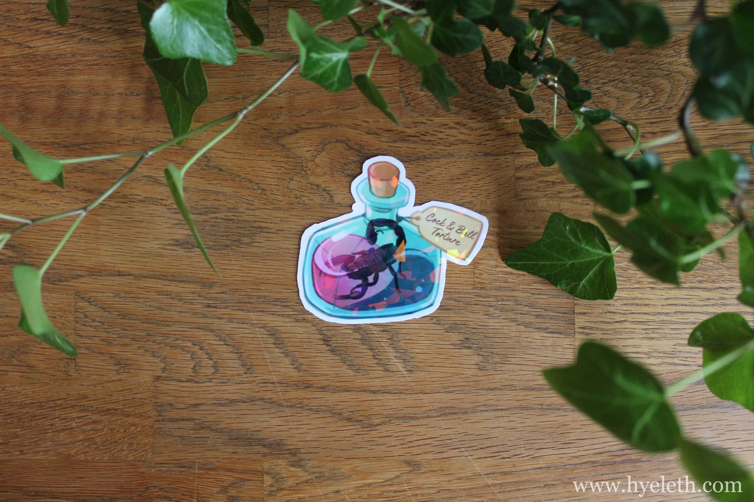 CBT [Poison Bottle] | Holographic Sticker