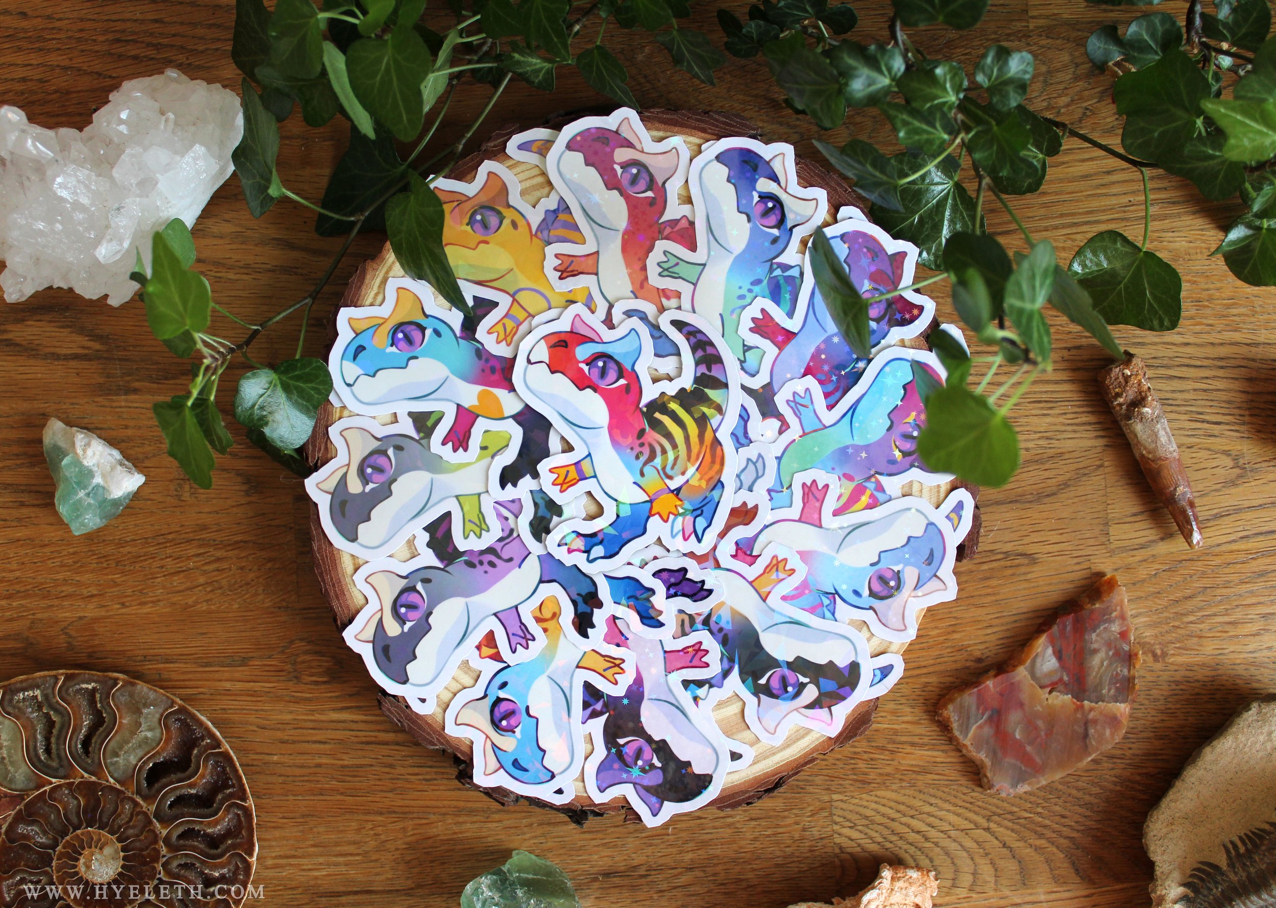 🏳️‍🌈Paleo Pride🏳️‍⚧️ Carnotaurus | Holographic Sticker
