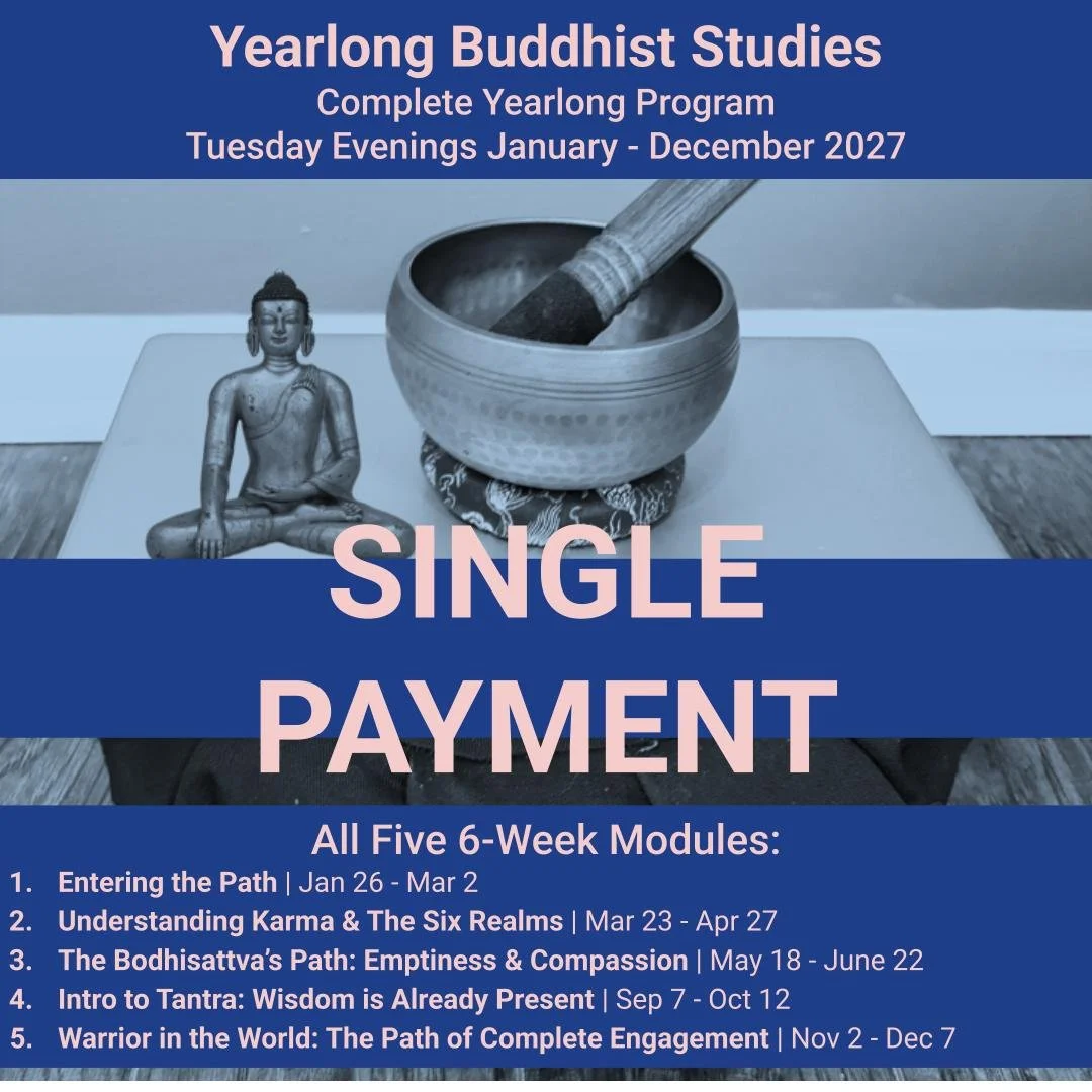 Yearlong Buddhist Studies 2027 Full Year Program - Single Payment