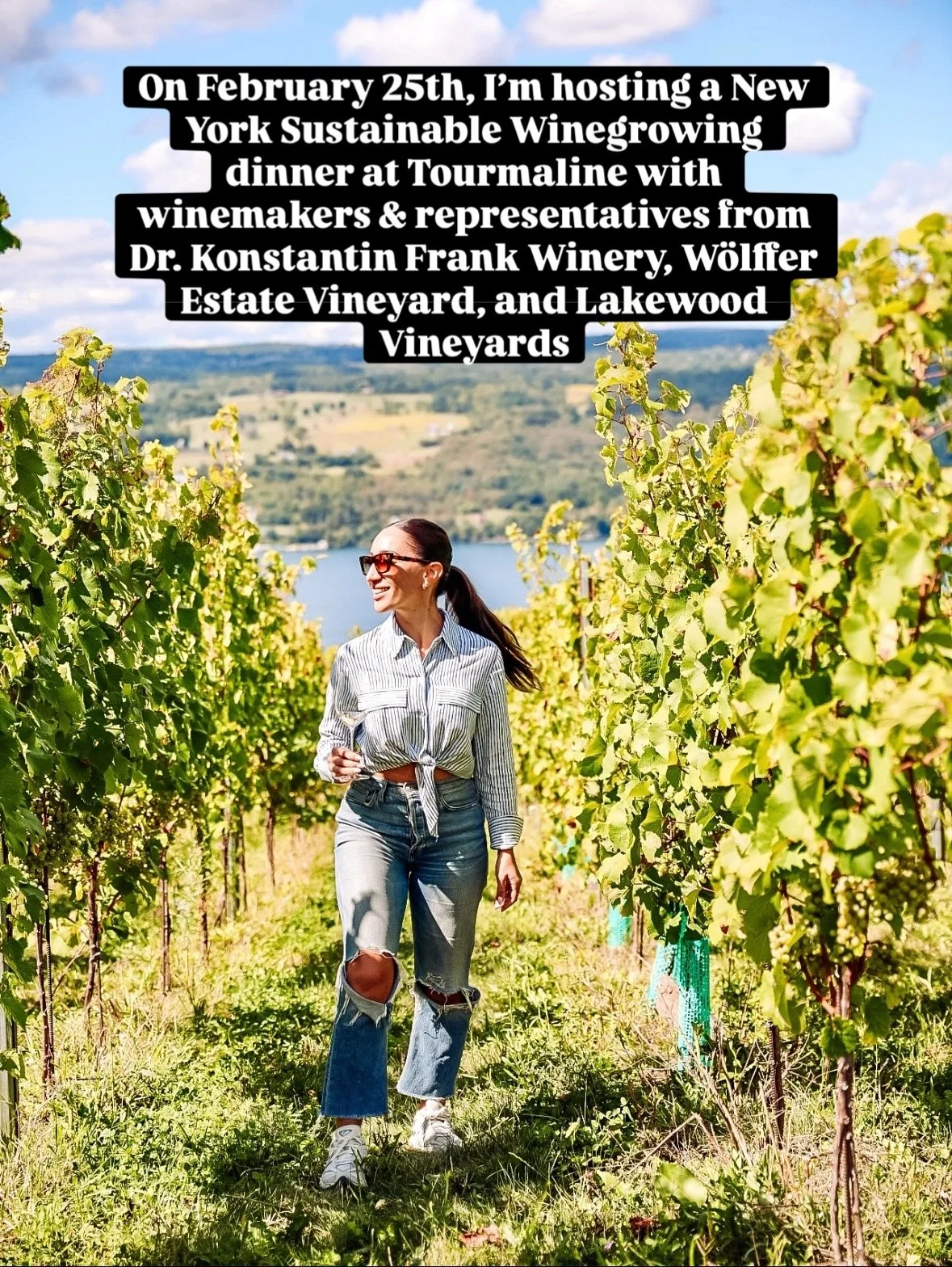 🌱🍷 New York Sustainable Winegrowing Dinner | February 25th 🍷🌱

Join me on February 25th at @tourmaline.nyc for a one-night-only dinner celebrating the future of New York wine.

This four-course pairing dinner (plus welcome wine and canap&eacute;s