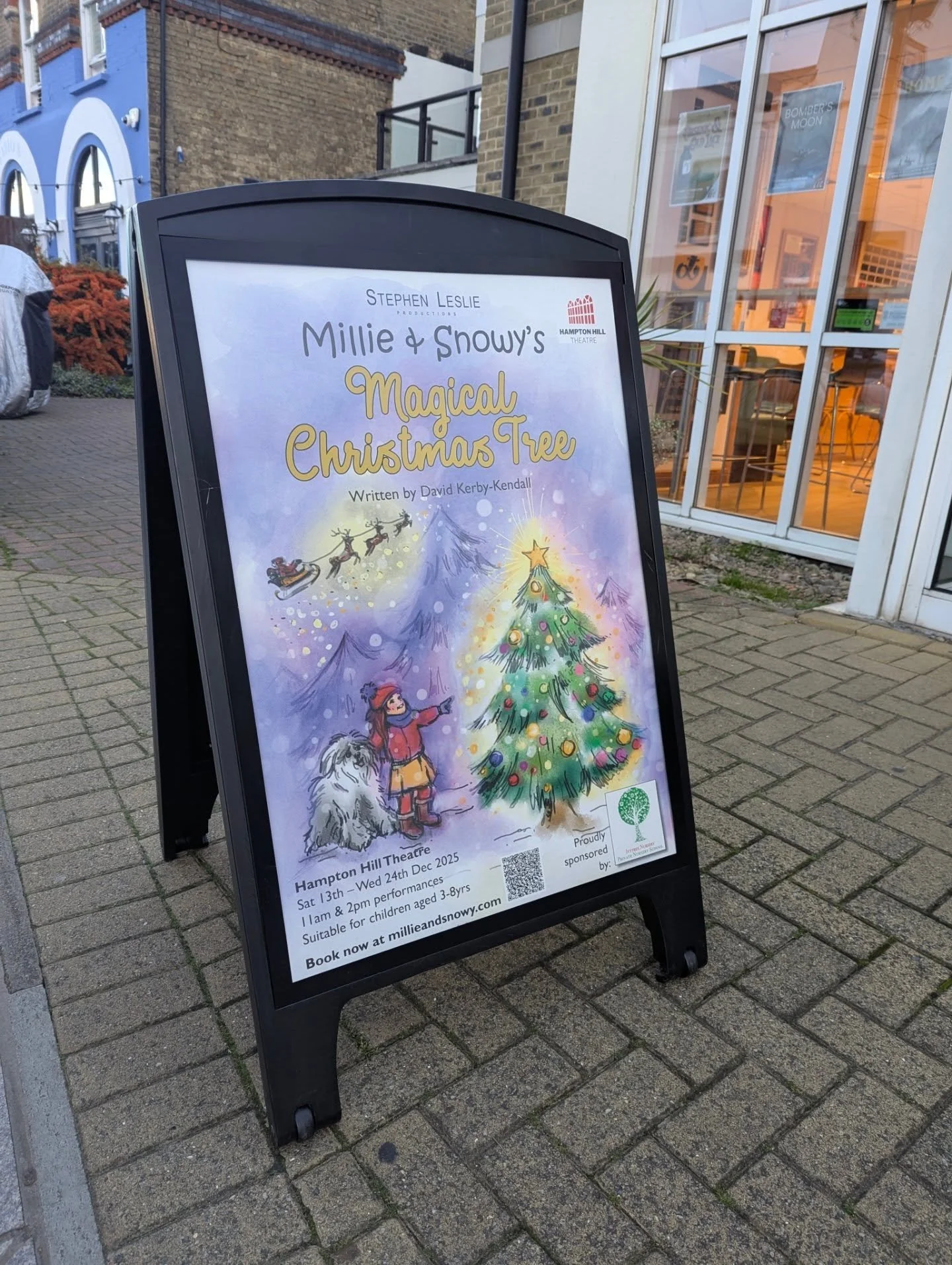 Always nice to see the posters on display!
Millie&amp;Snowy.com
13th-24th December
Hampton Hill Theatre

#hamptonhillchristmasshow #hamptonmums #hamptonhill #teddington #teddingtonmums

@stephenleslieproductions @hamptonhillchristmasshow