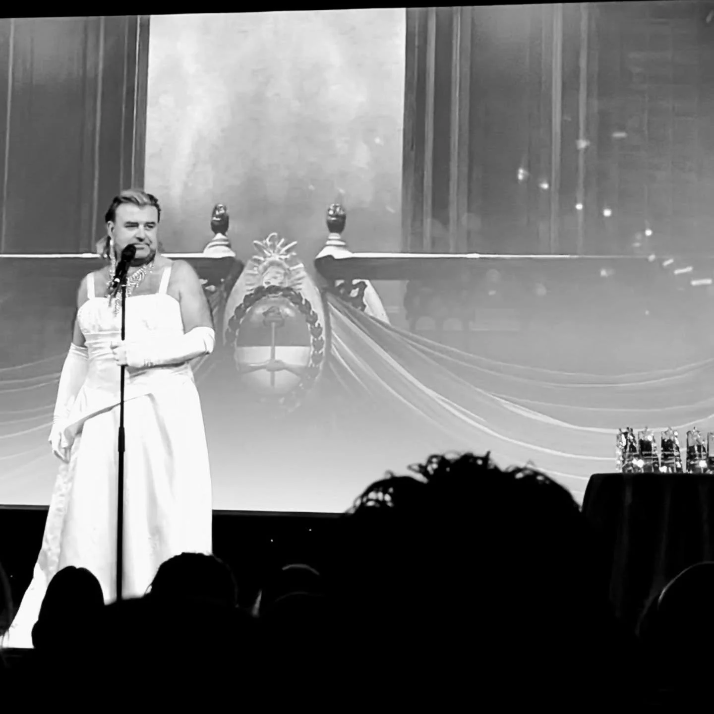 Well, @eurovisionyourdecision didn't win this time, but a massive congratulations to the whole Eurovision team who received a nomination for the @westendwilma award for Best Cabaret/Solo Performance. @mcarthur.tim stunning, as always - white is your 