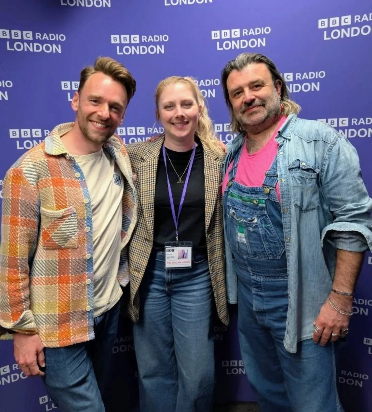 Thanks to @jaxxsheps , Producer George, and Lily, for making us all feel so welcome this evening at @bbclondon