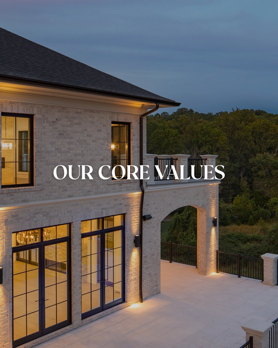 Built on values that matter, not just words on a page.
At TriCrest, exceptional homes begin with empathy, integrity, creative confidence, relentless passion, and precision in execution. These principles guide every decision, every moment, and every h