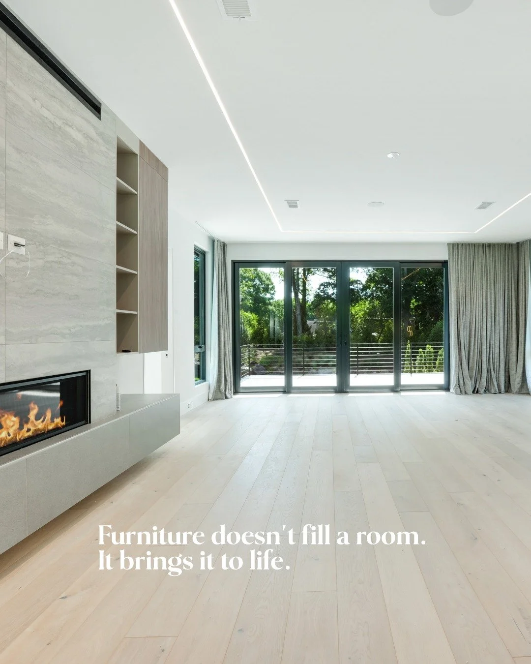 Furniture doesn't fill a space. It finishes the story.

Every room you just swiped through was built by TriCrest, the architecture, the finishes, every detail. What changes between the before and after isn't the home. It's the feeling.

That's what w