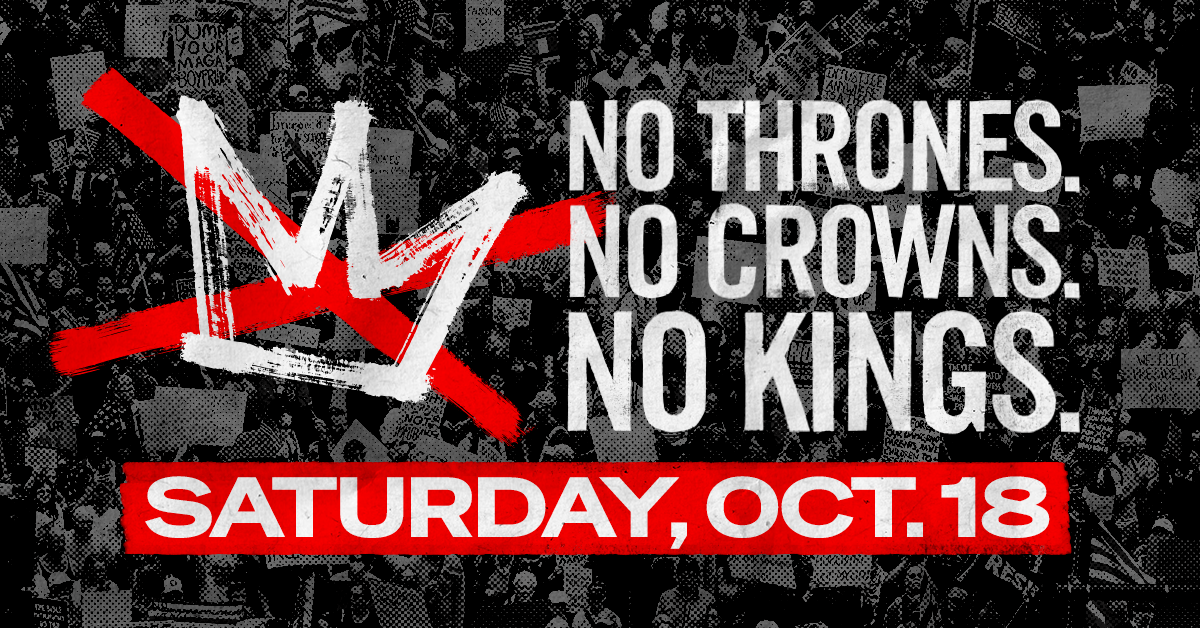 No Kings Day Protest with NCF Indivisible