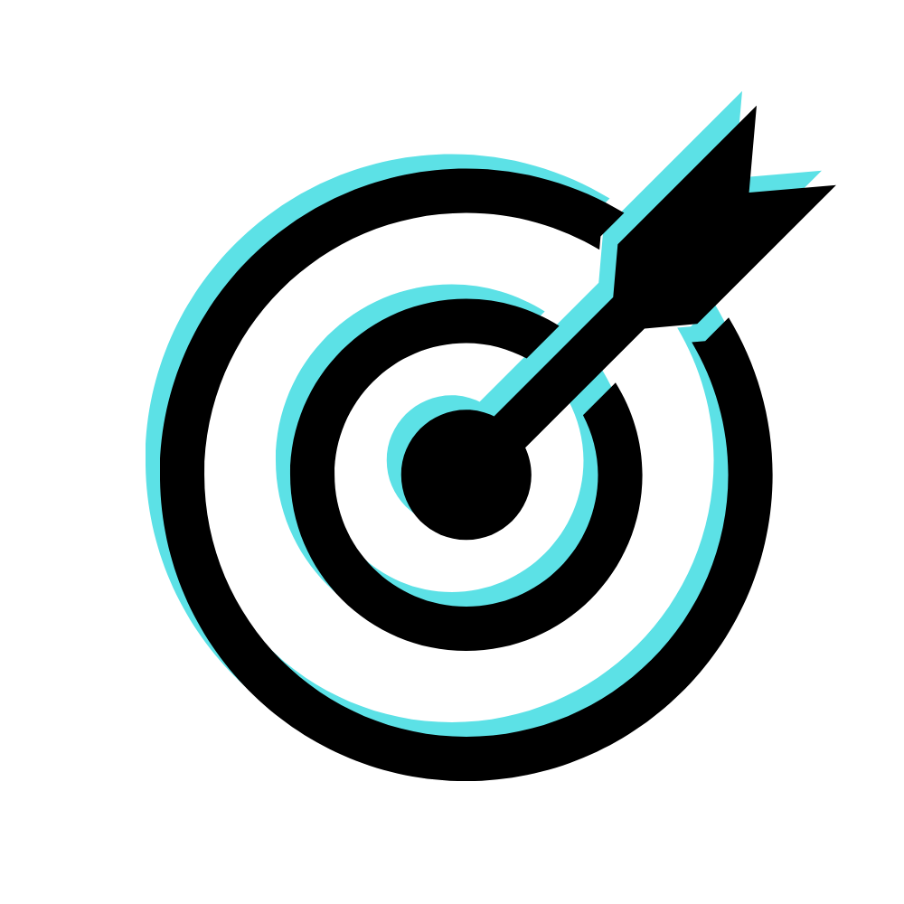 Blue radar screen with an upward-trending line graph.