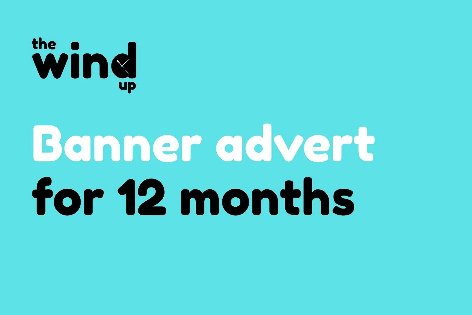 Banner Advert for 12 Months