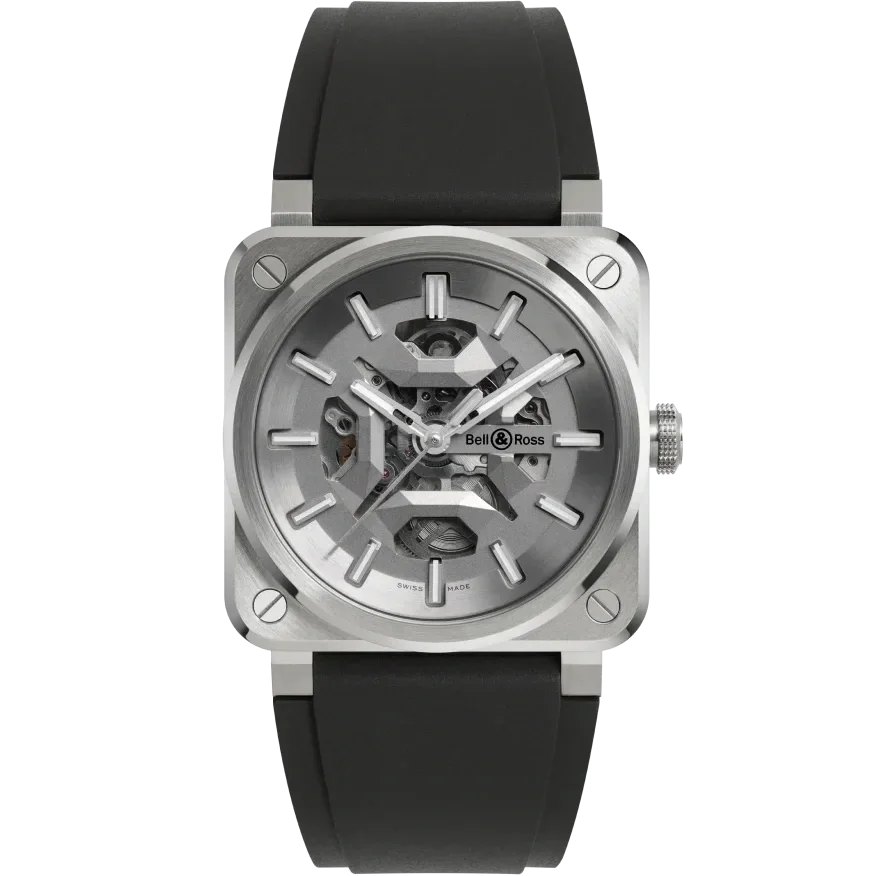BR03 Skeleton Grey Steel