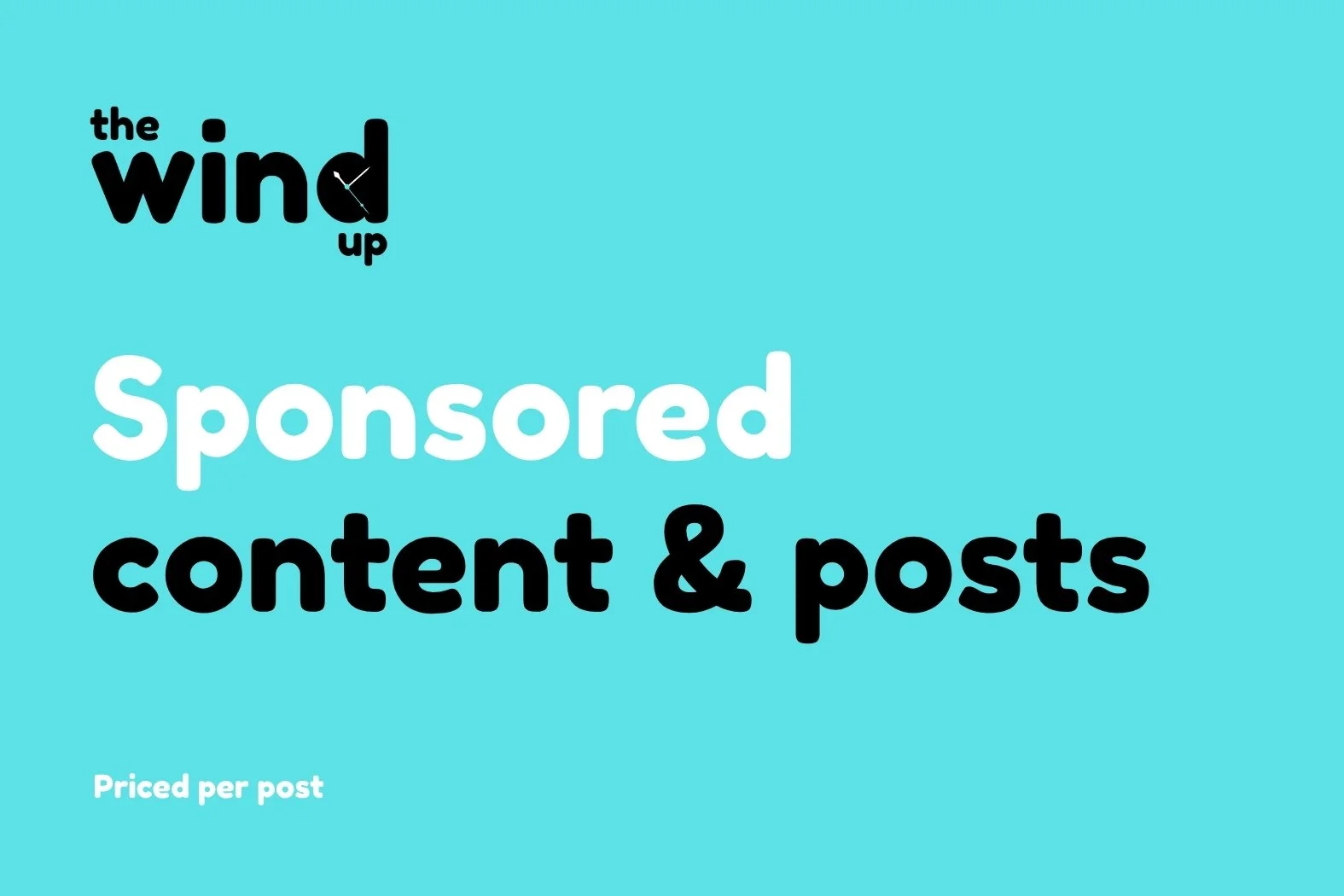 Sponsored content & posts