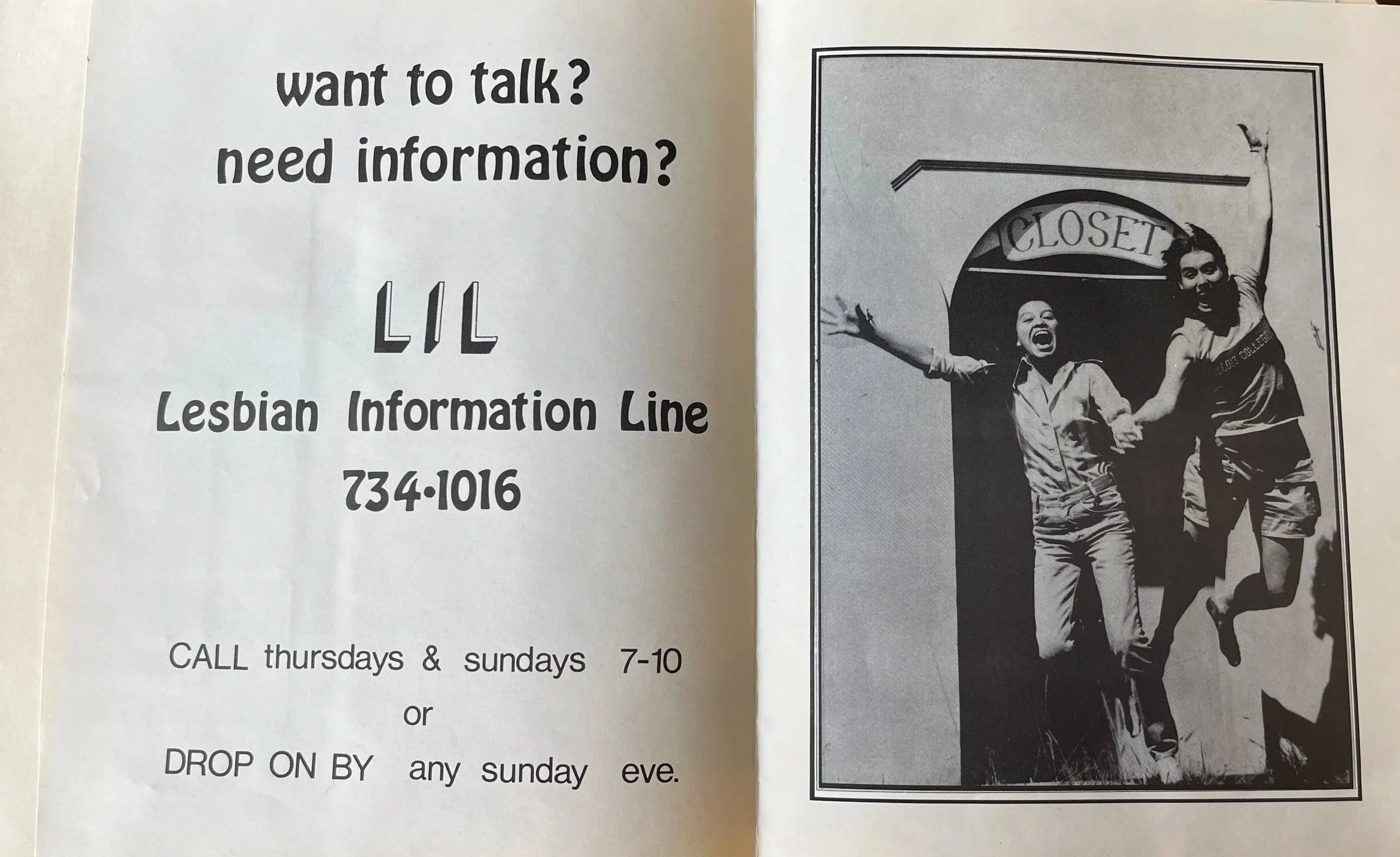 Lesbian Information Line (LIL) - Vancouver, BC