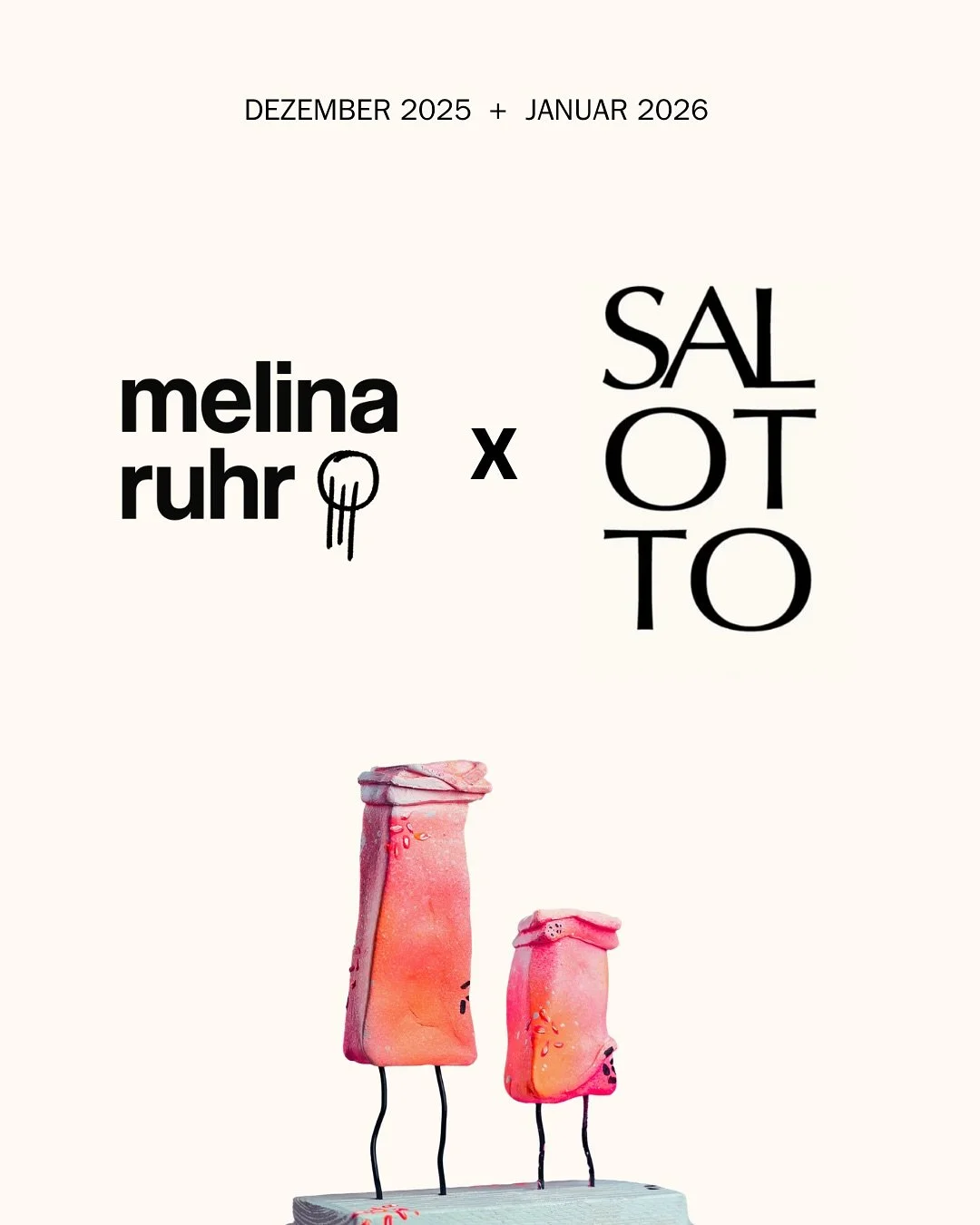 Noch bis Ende Dezember k&ouml;nnt ihr die Reihe &bdquo;tracks of salt&ldquo; im @salotto.cafe ansehen. Ganz exklusiv sind dort auch zum ersten Mal die Figuren der Reihe pr&auml;sentiert! 

Im Januar darf ich dann weitere Werke zeigen, welche verrate 