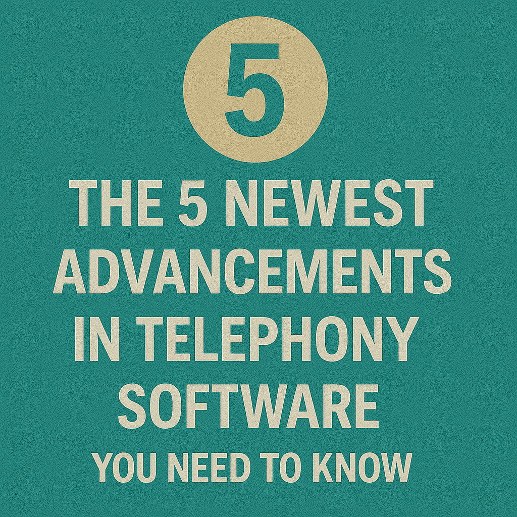 The 5 Newest Advancements in Telephony Software You Need To Know