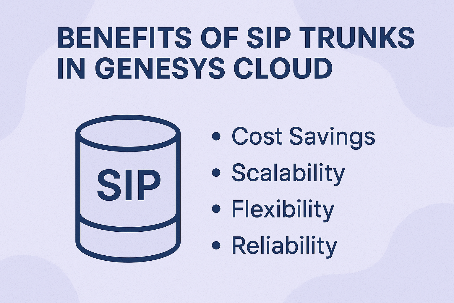 Benefits of SIP Trunks in Genesys Cloud