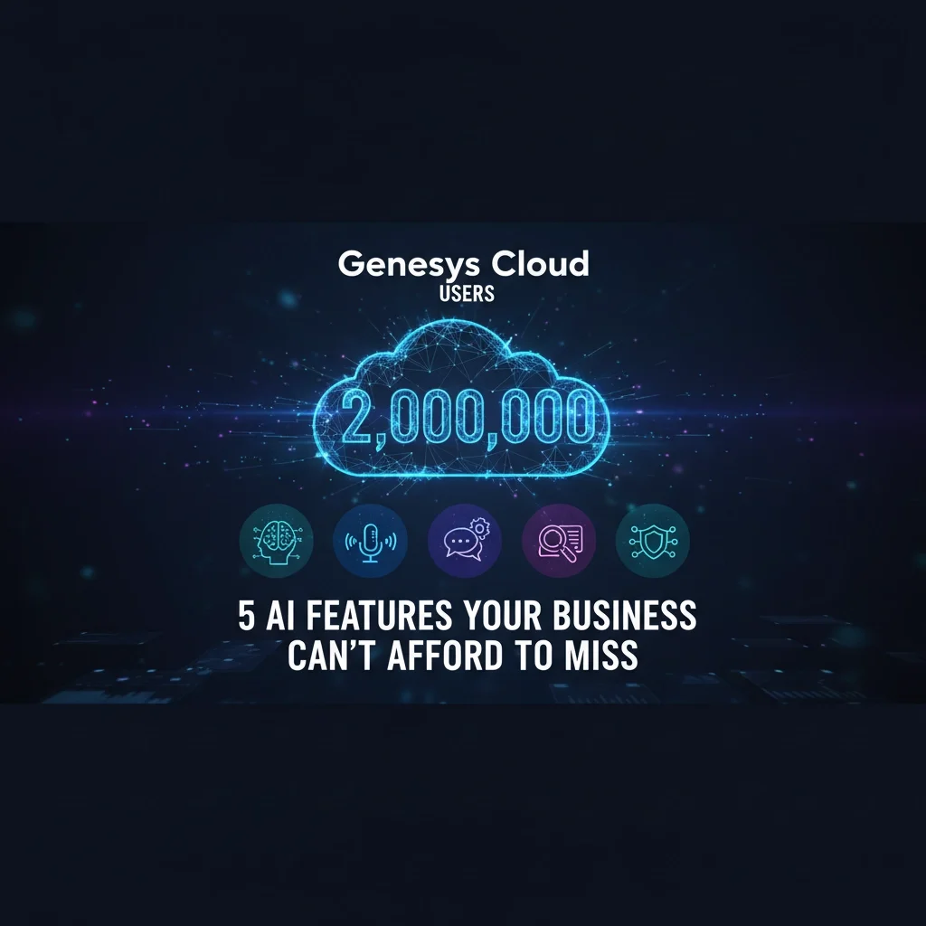 Genesys Cloud Hits 2 Million Users: 5 AI Features Your Business Can’t Afford to Miss