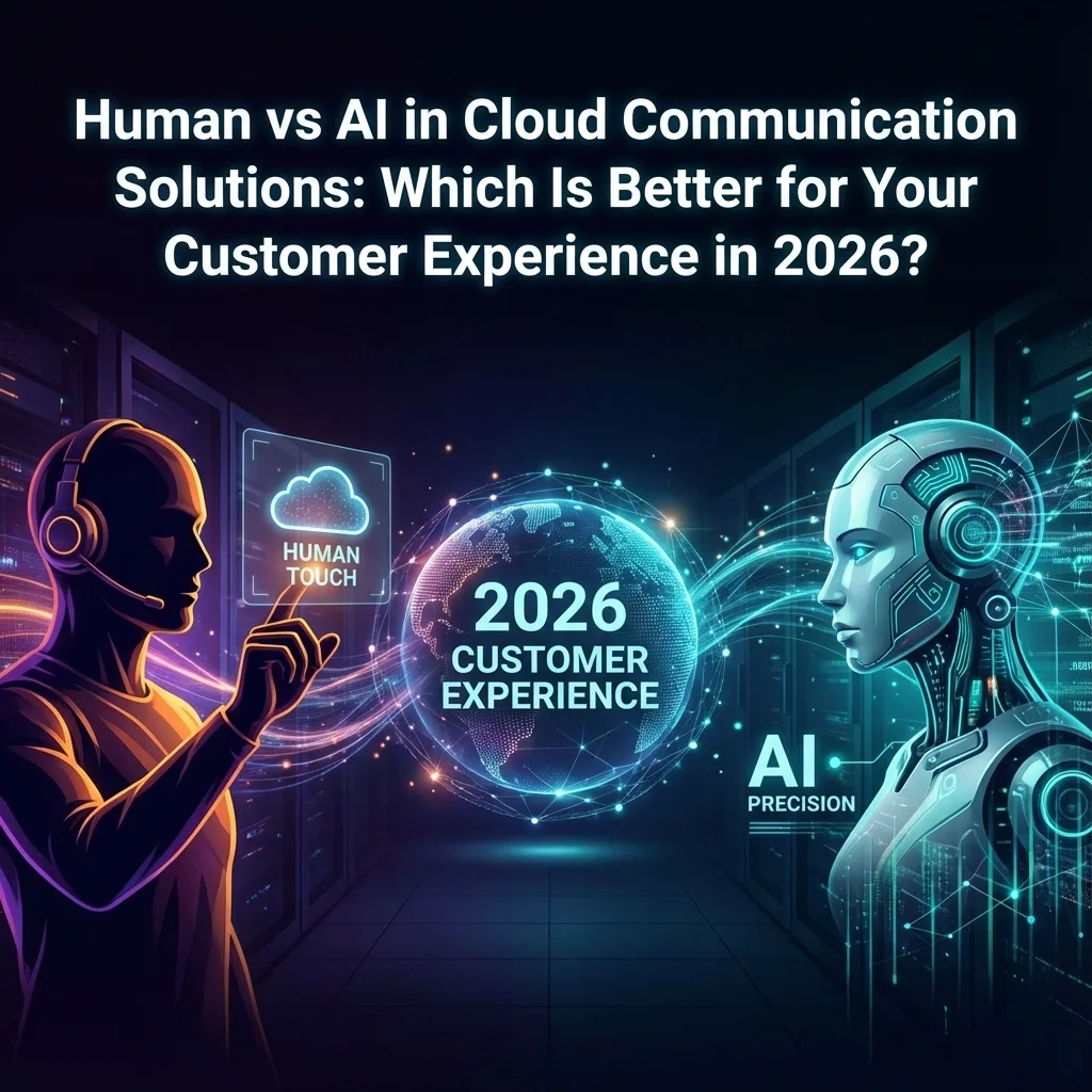 Human vs AI in Cloud Communication Solutions: Which Is Better for Your Customer Experience in 2026?