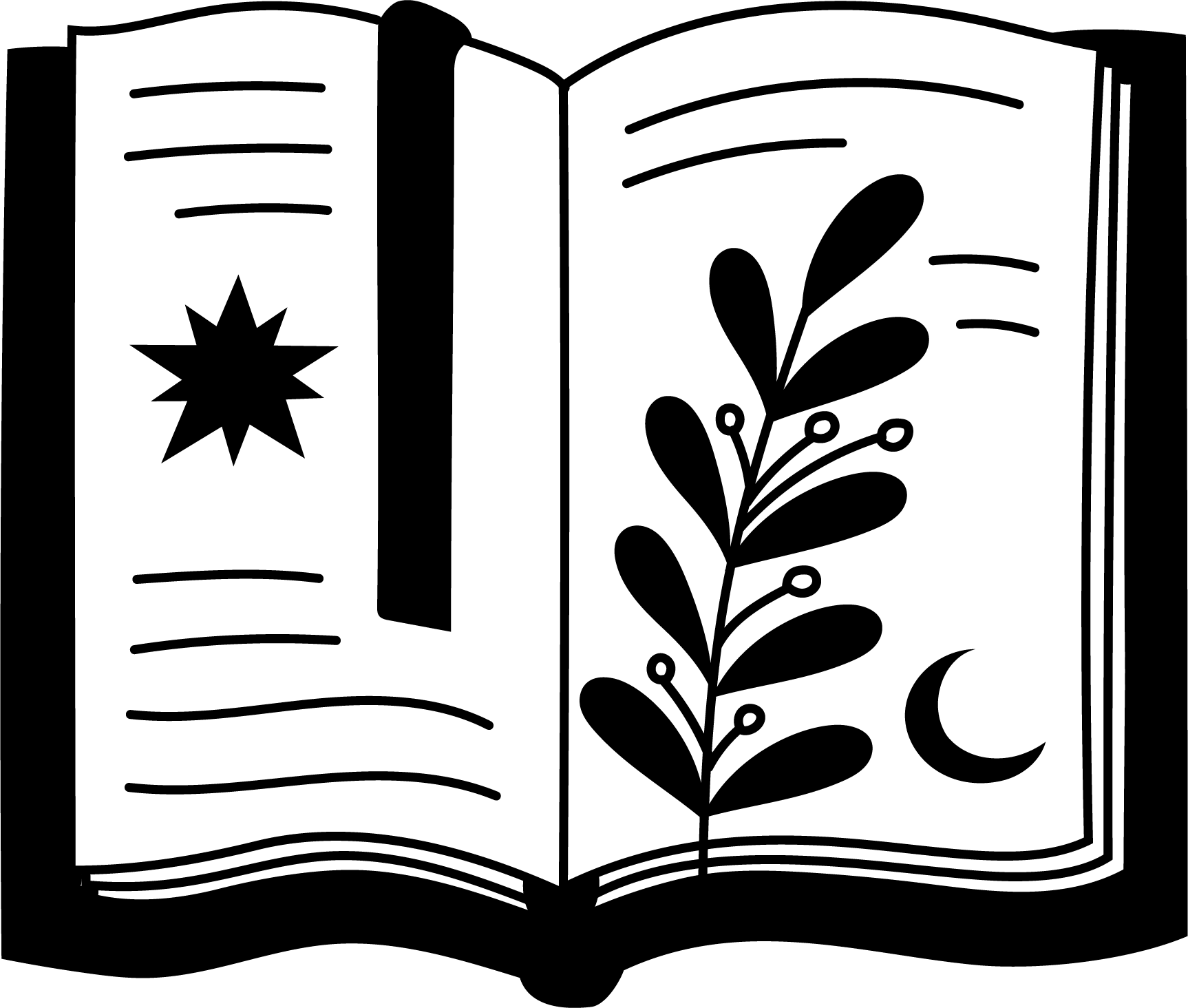 A black and white line drawing of a skull and crossbones symbol.
